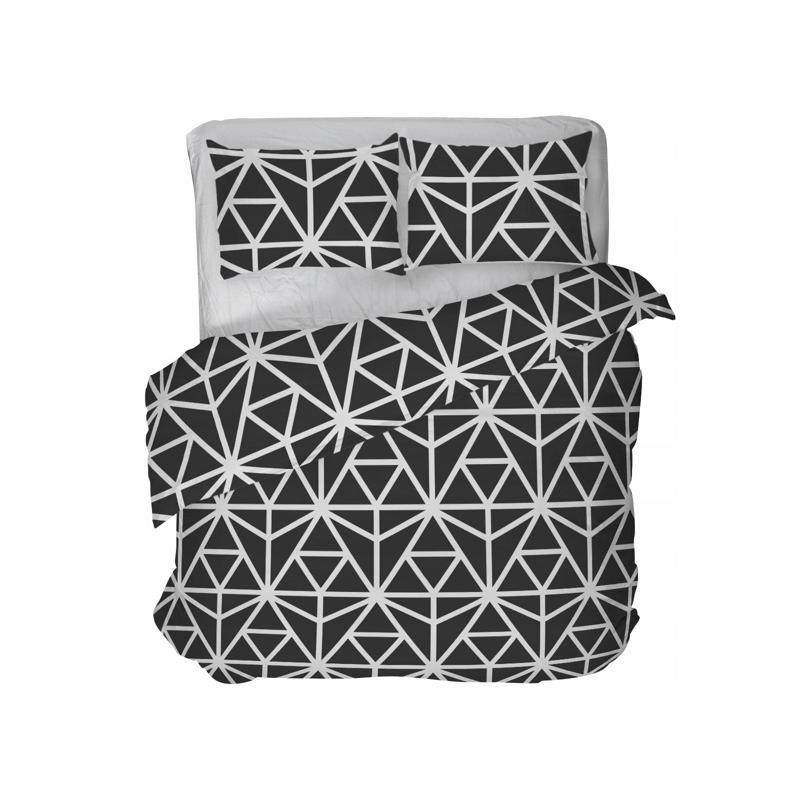 Cotton bedding 160cm x 200 Poland geometry patterns