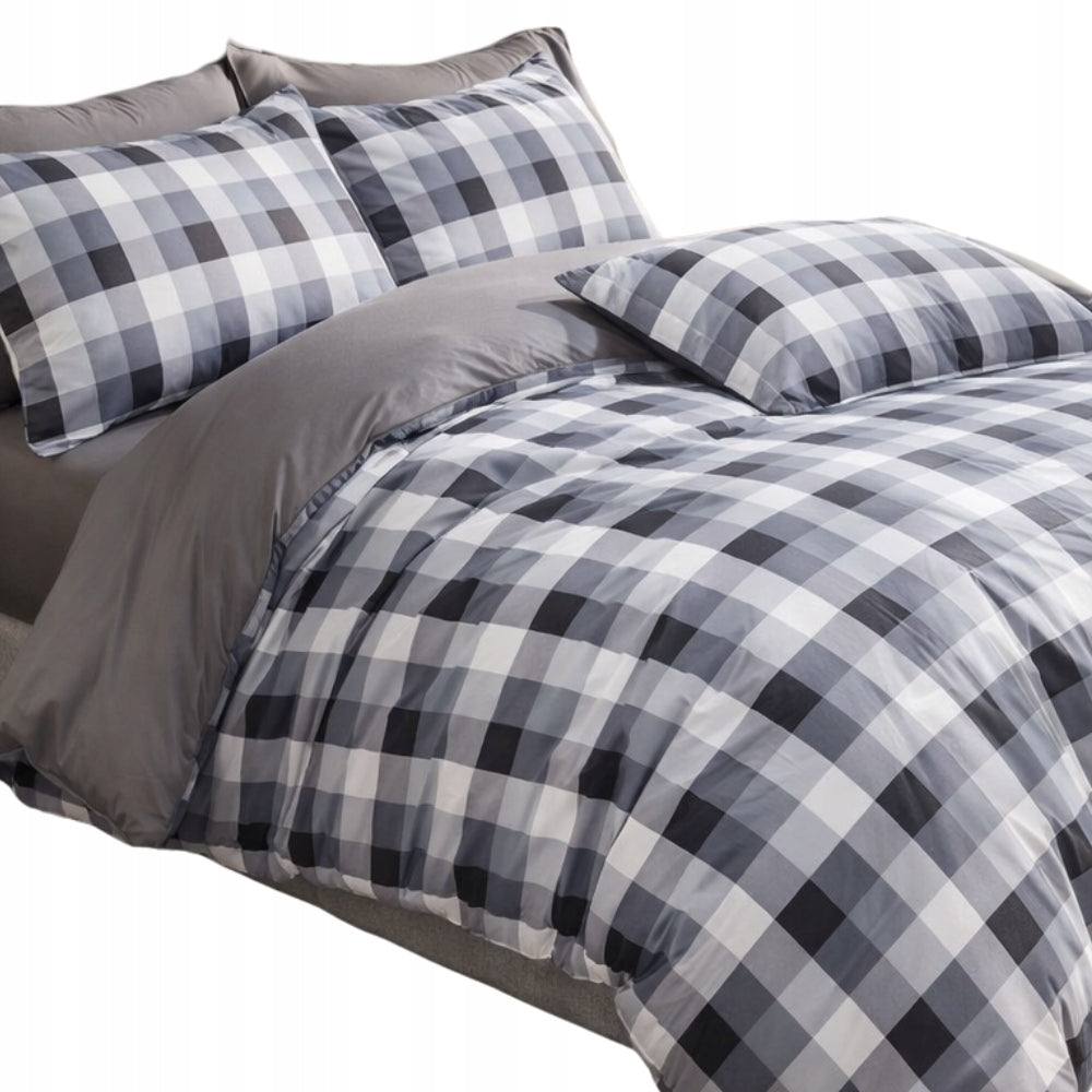 Cotton bedding 180x200 pillowcases 70x80 geometric lattice
