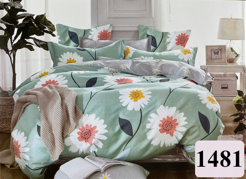 Cotton bedding 200x220, double-sided - 100% NATURAL REAL COTTON Color multicolor