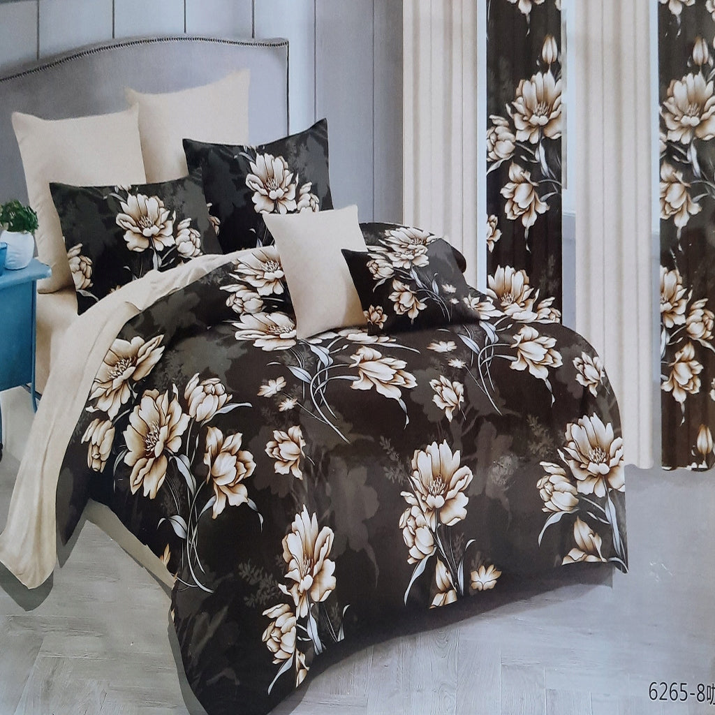 Cotton satin bedding set 160x200 3-piece various patterns Packaging status original