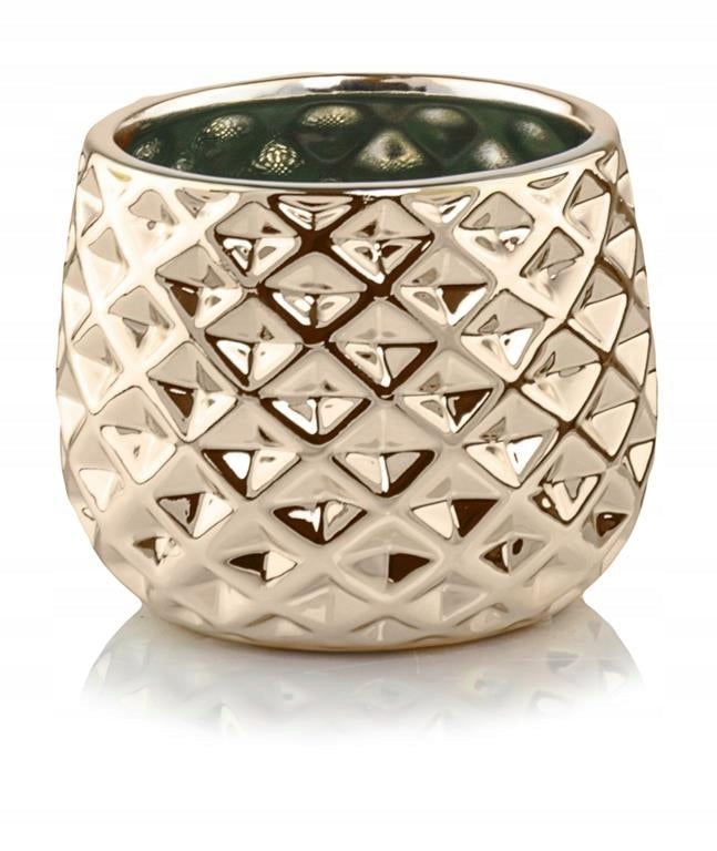 Cover Ceramic ornament Glamur gold 16x13cm