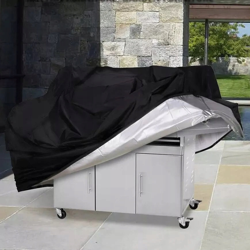 Cover Grill Cover Protective Sheet Waterproof Grila Tarpaulin Length 145 cm