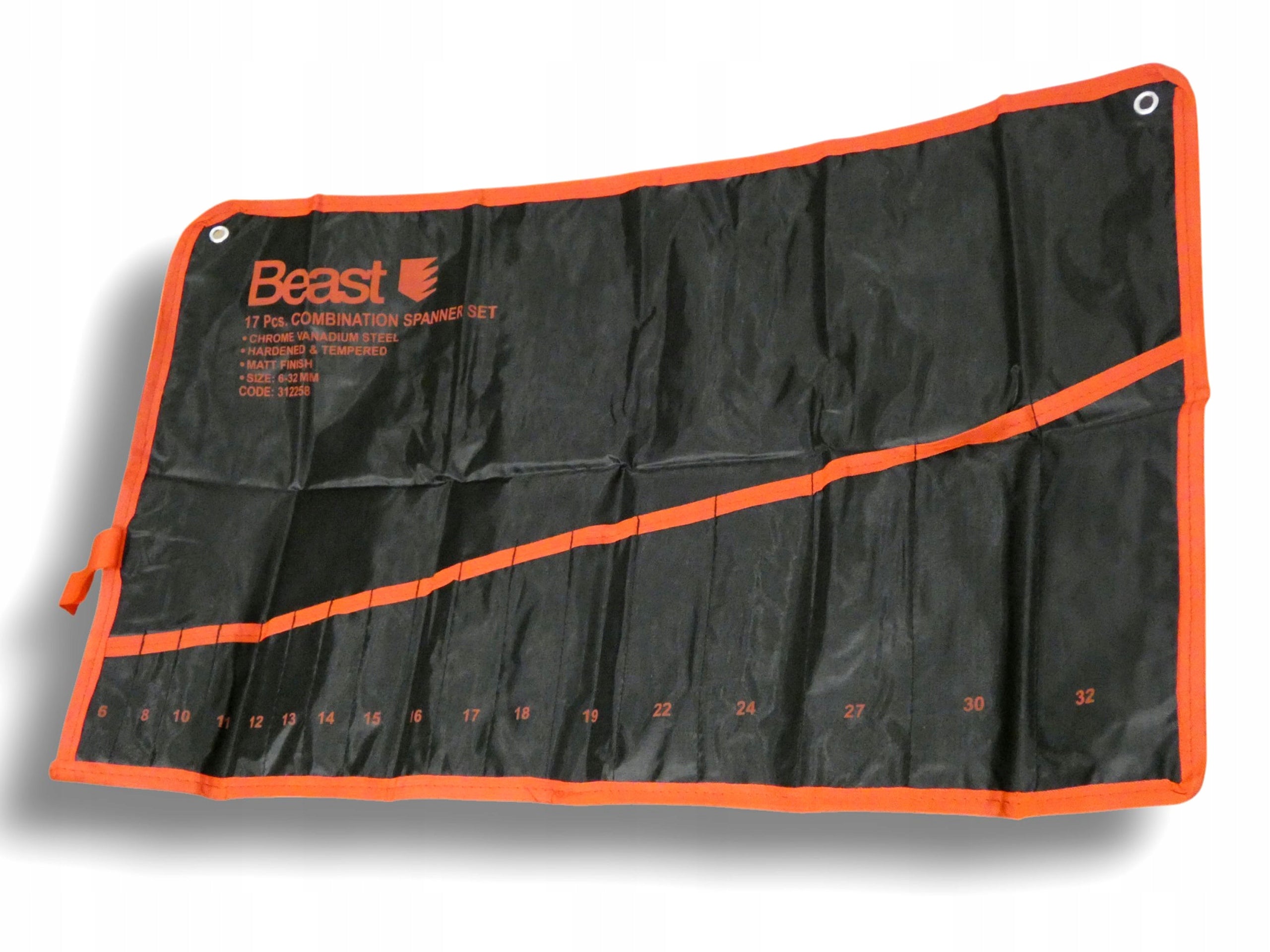 Cover Organizer for flat-eye keys BEAST 17 pockets 6-32mm 73x42
