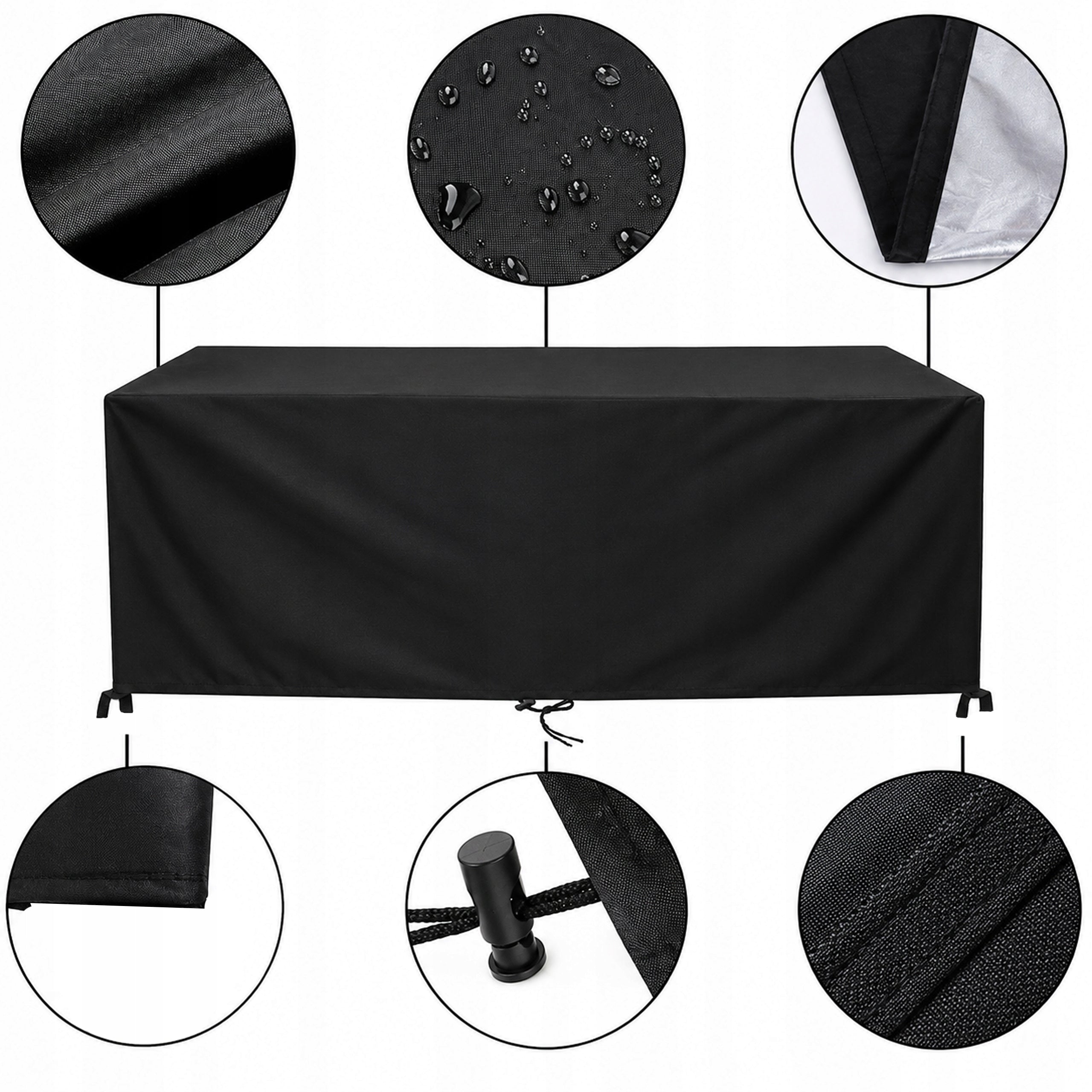 Cover Tarpaulin for Garden Furniture Table Chairs Waterproof 250x210x90 XL Kind for set