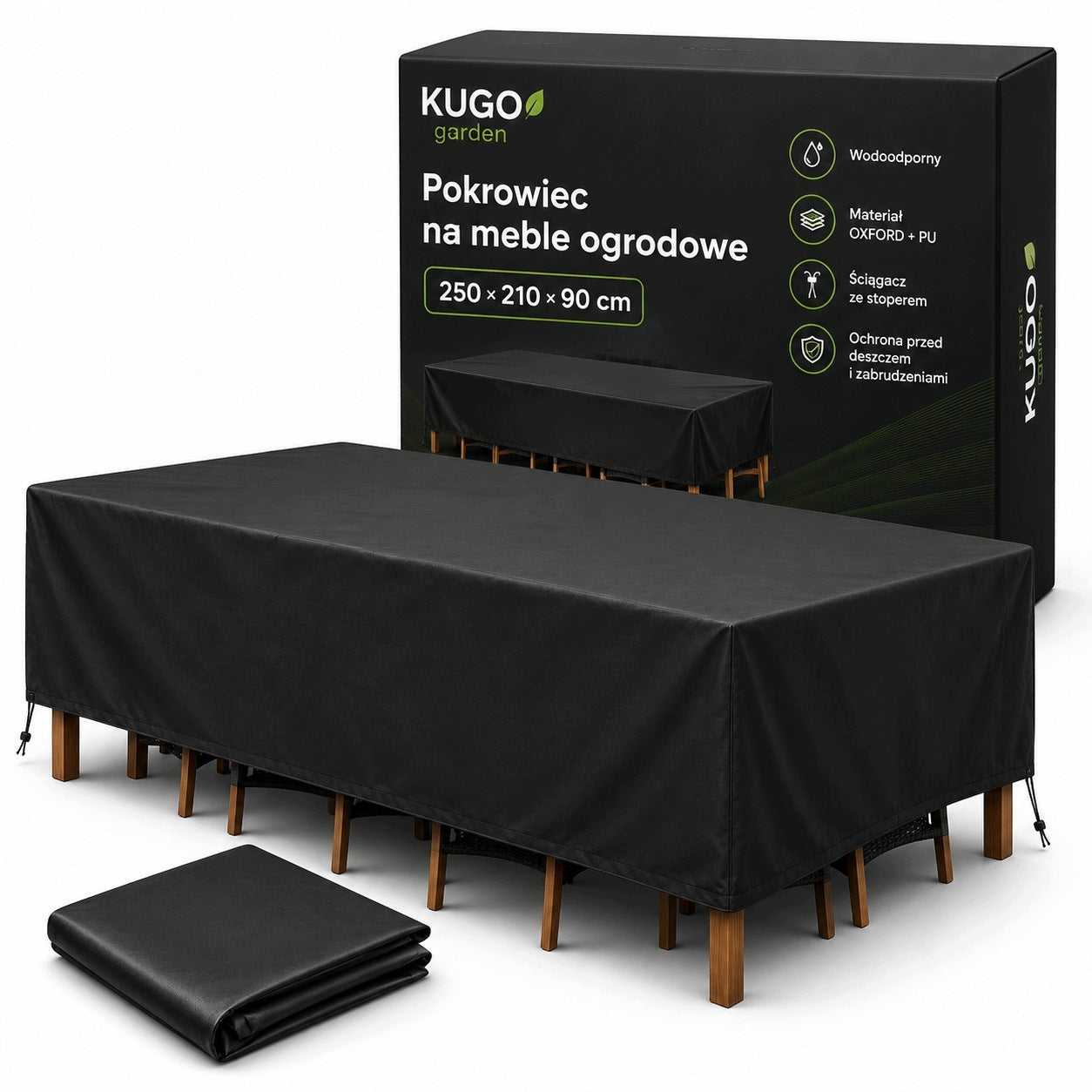 Cover Tarpaulin for Garden Furniture Waterproof Table Catering 250x210x90