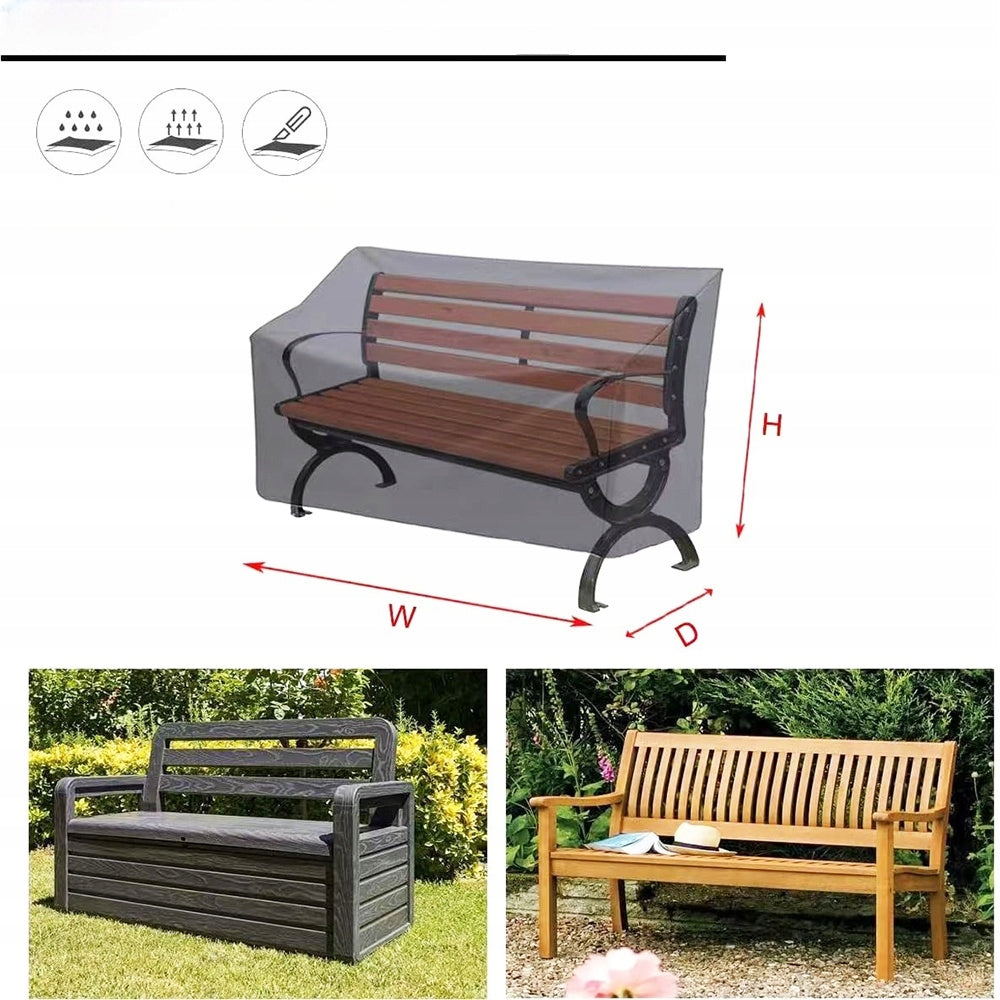 Cover for 3-seater garden bench WATERPROOF Length 162 cm