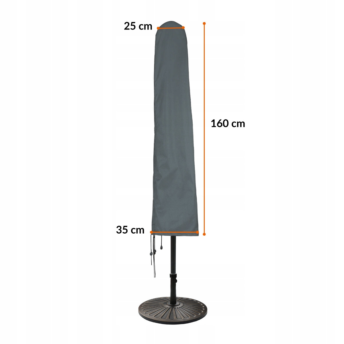 Cover for Garden Umbrella up to 3m Waterproof Protective 160x35cm Manufacturer Focus Garden