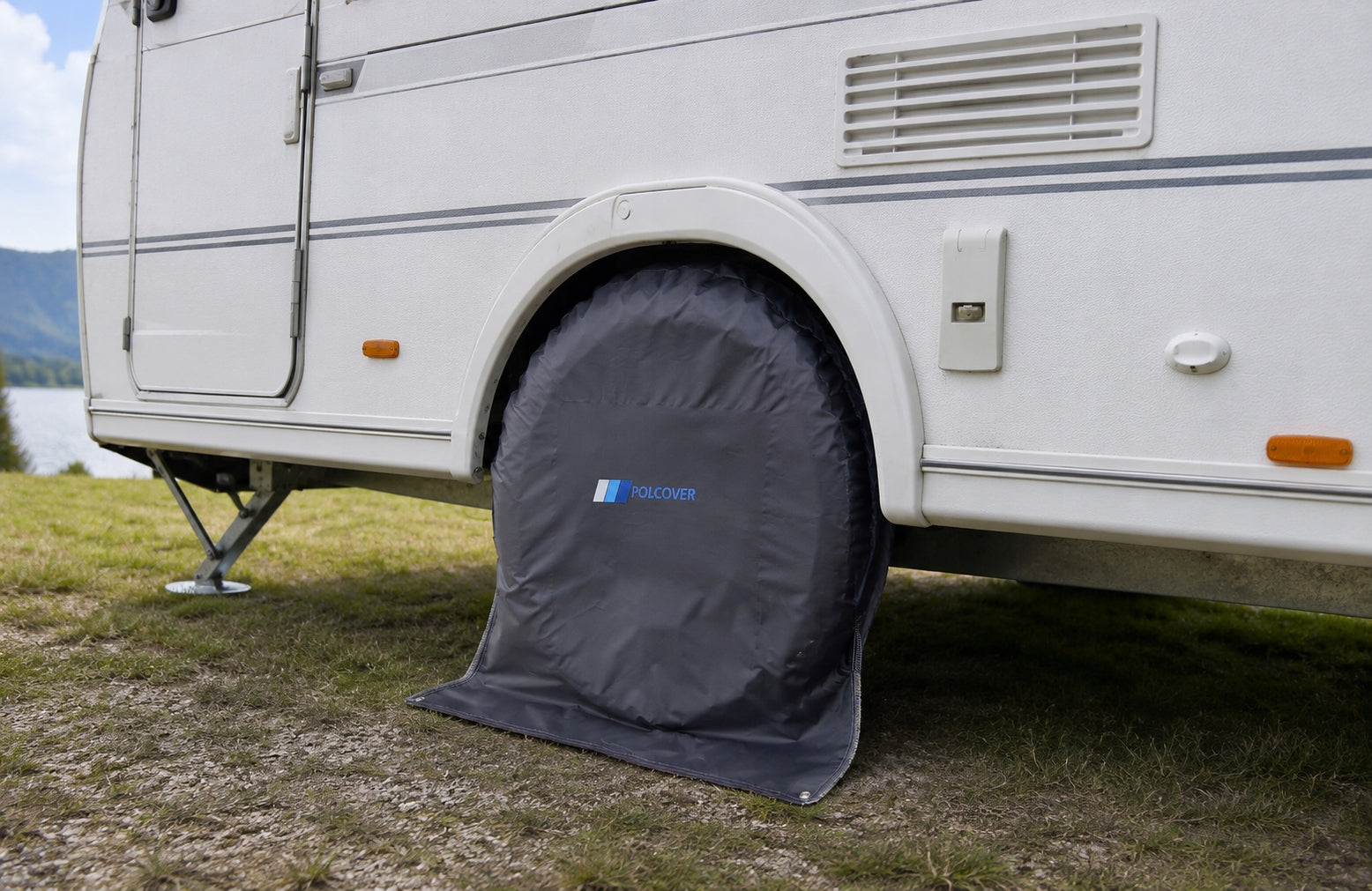 Cover for caravan wheel, motorhome PROTEGO premium mount Manufacturer's catalog number 5906492954294