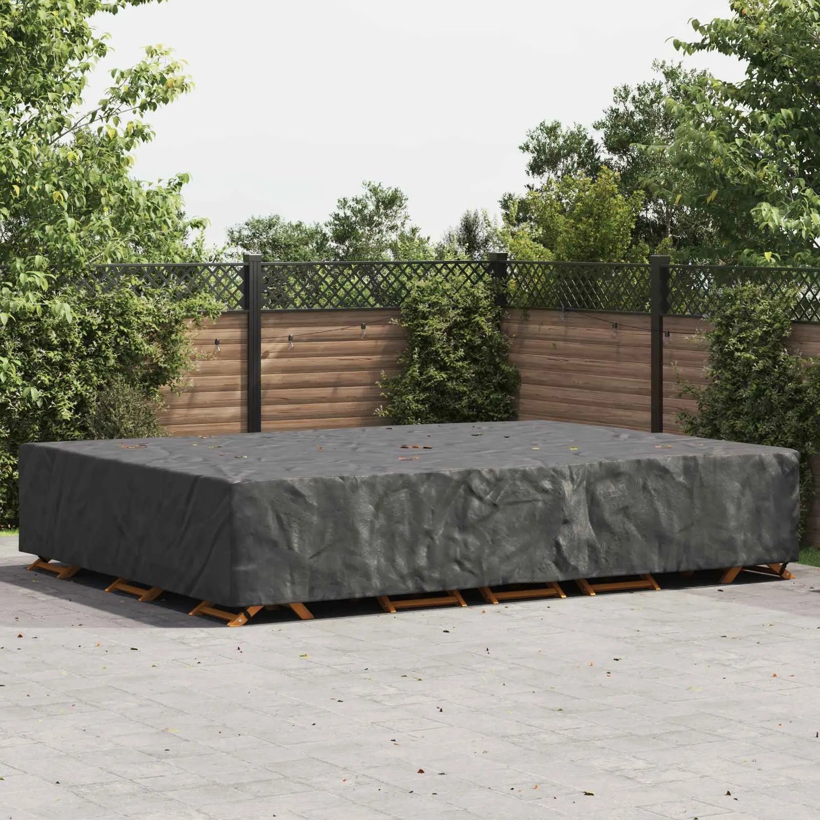 Cover for furniture waterproof black 350 x 260 x 90 cm Manufacturer VidaXL