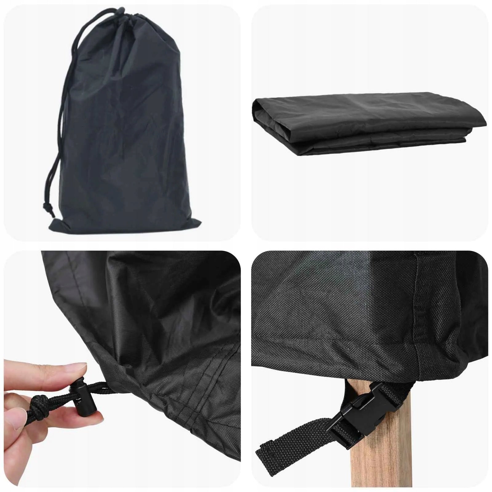 Cover for furniture waterproof black 400 x 300 x 70 cm Color black