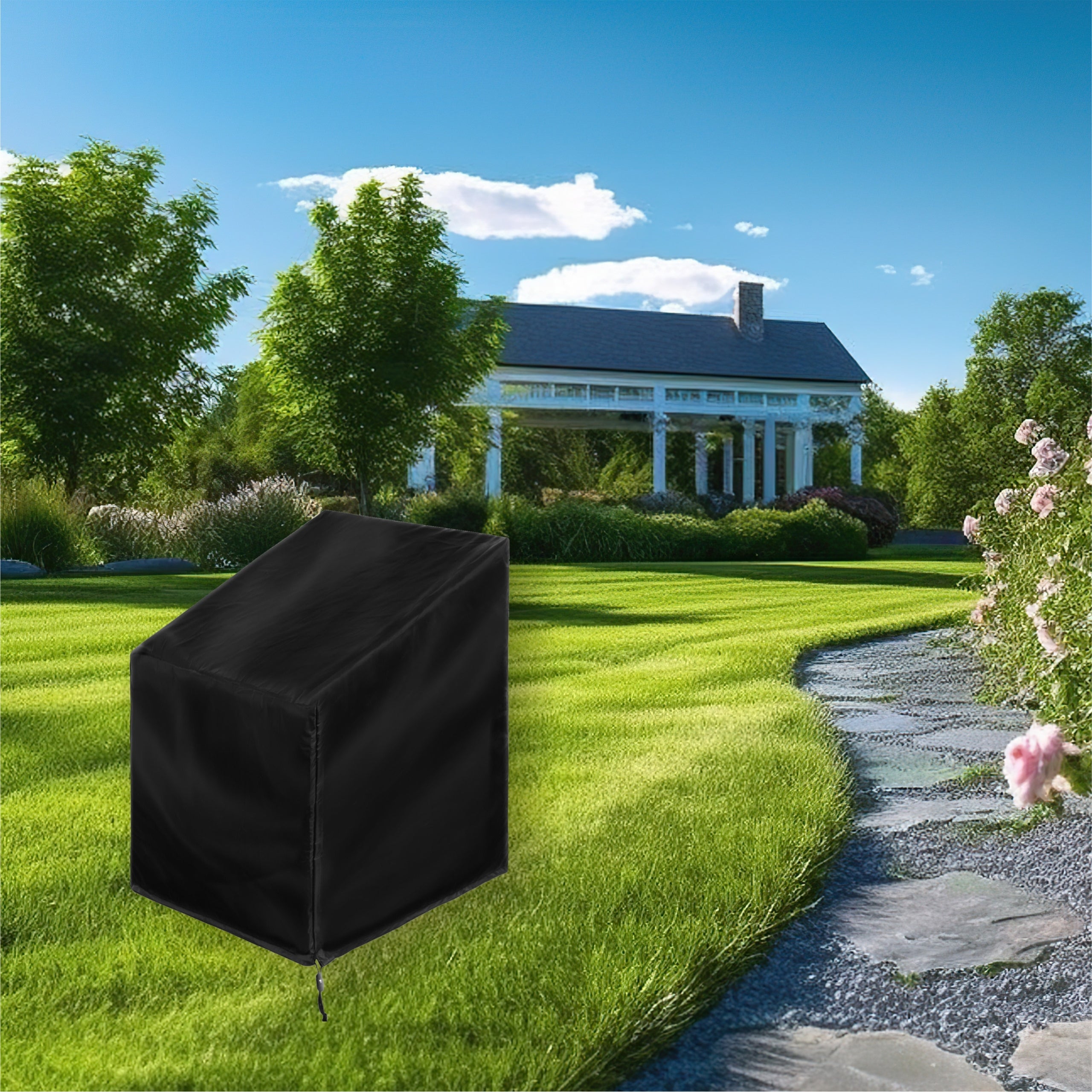 Cover for garden chairs for chair house. Waterproof Anti UV 61x73x104 Packaging status original