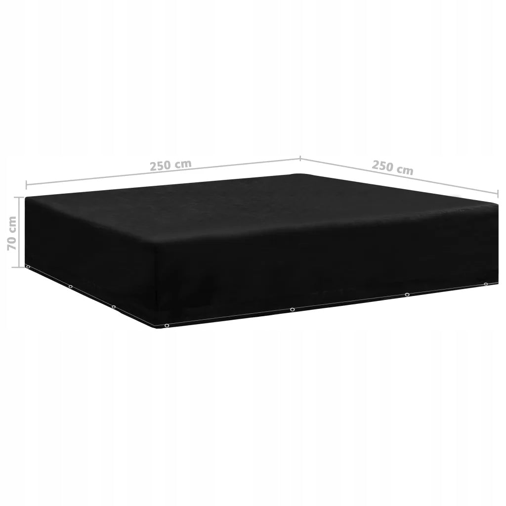 Cover for garden furniture, 12 meshes, 250x250x70 cm Manufacturer code 48633