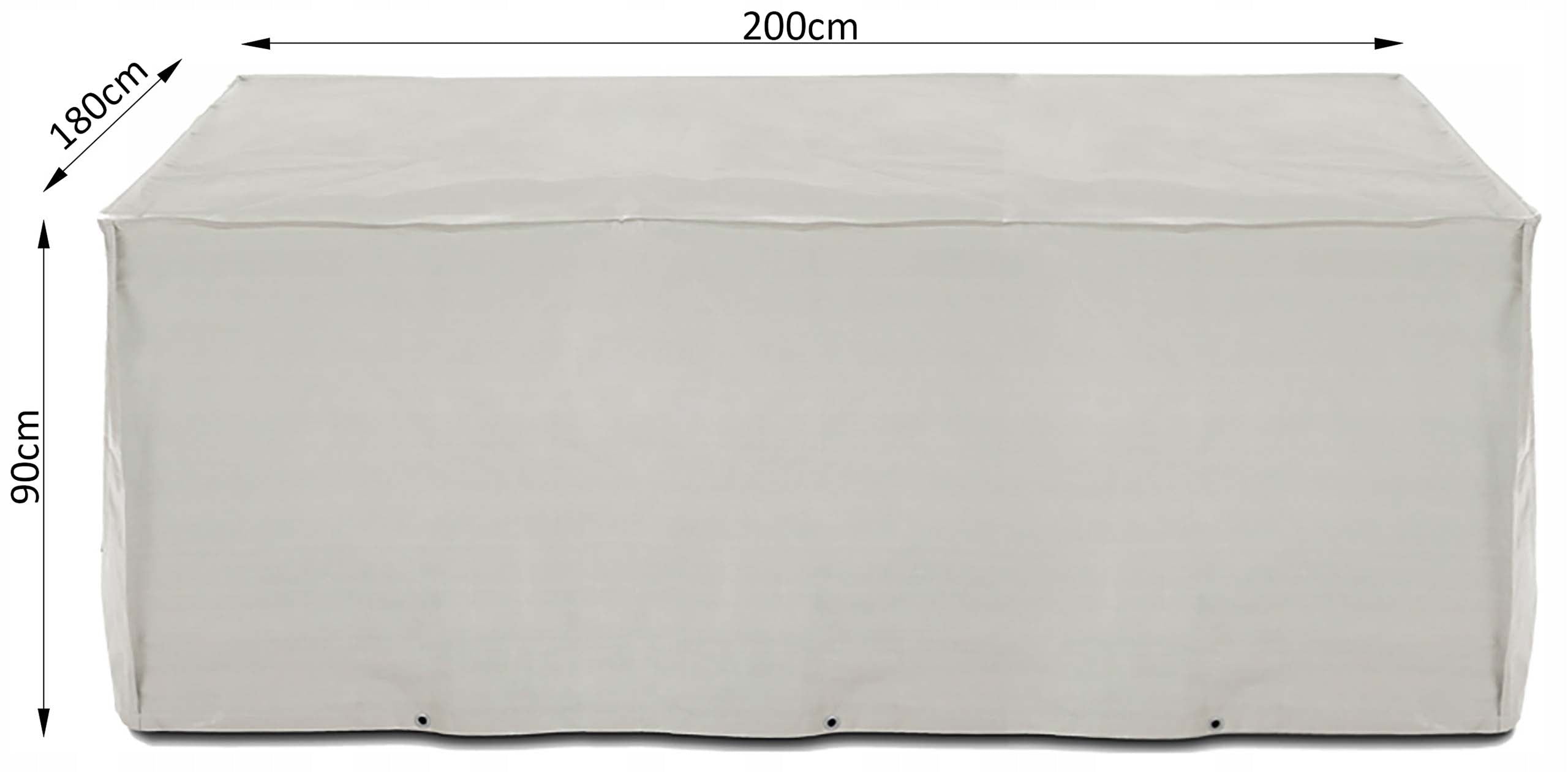 Cover for garden furniture 200x170x90 cm for furniture sets 6 chairs + Table Length 200 cm