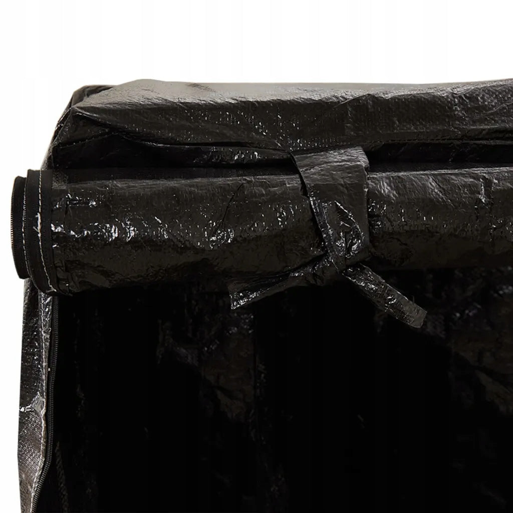 Cover for garden swing, 12 grommets, 220x177x220 cm Color black