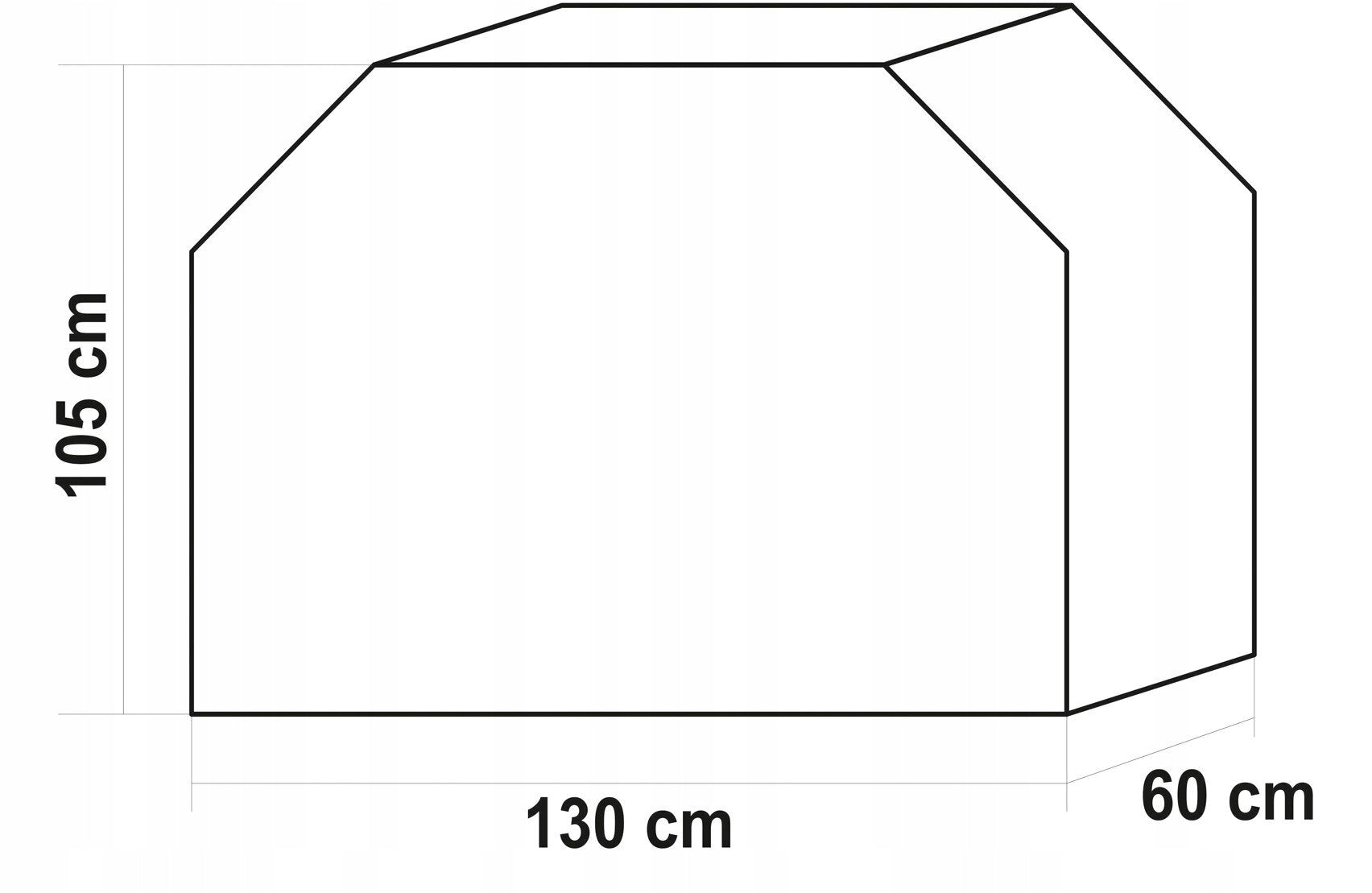 Cover for grill YATO YG-20050 Product height 105 cm