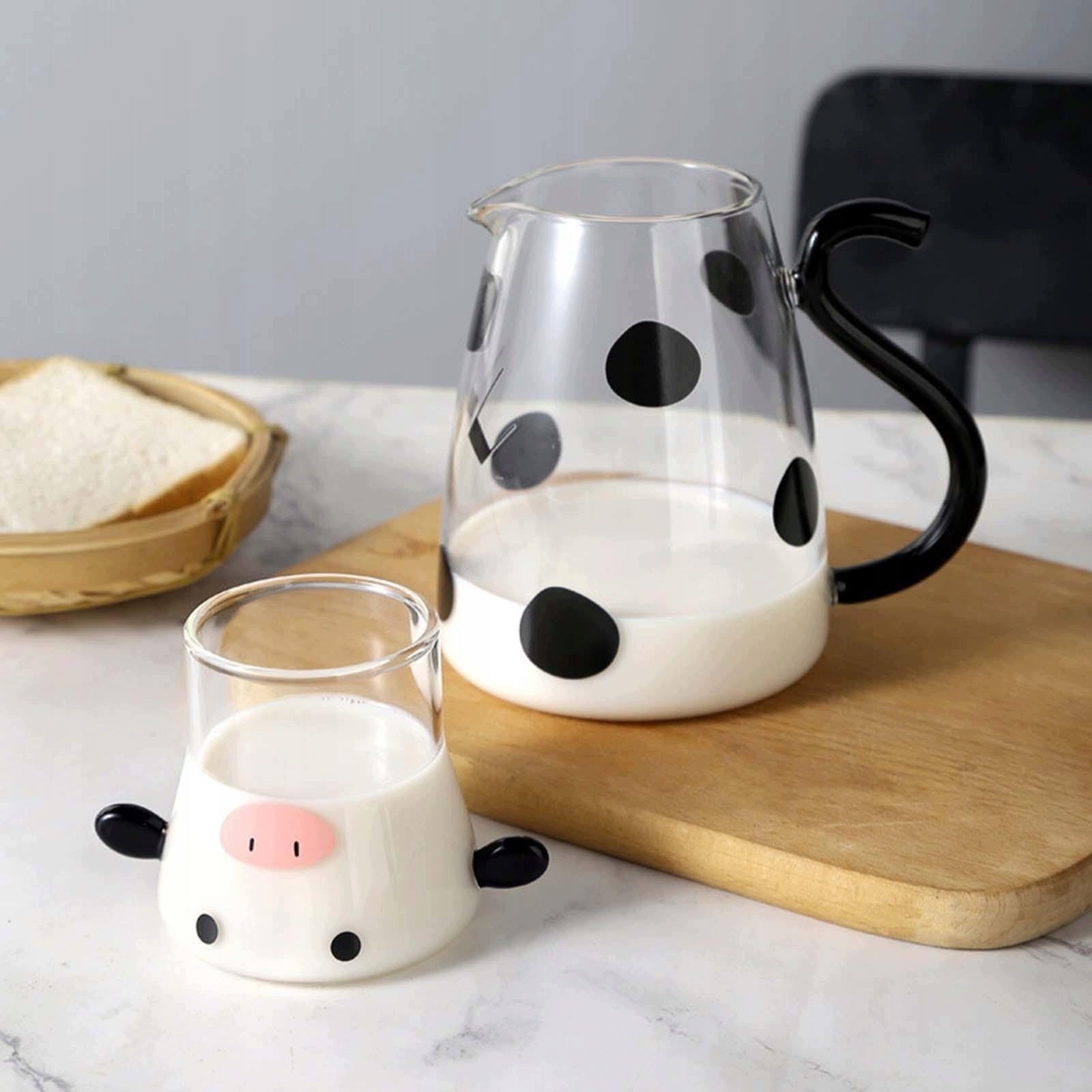 Cow Teapot Coffee Pot Tea Warmer Cute m Capacity 1 l