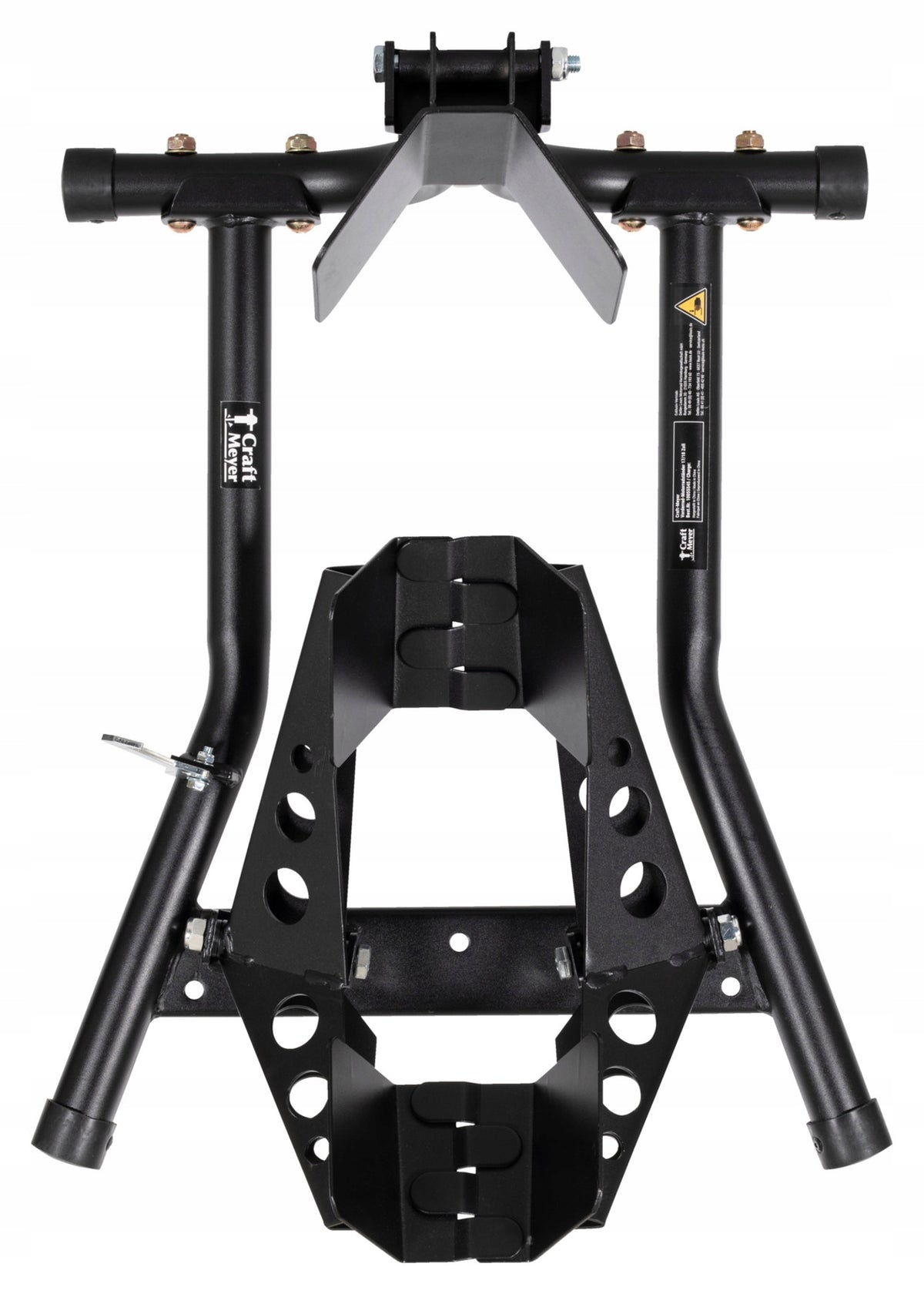 Craft Meyer stand for transporting a motorcycle to 17-18" wheels on a bus trailer Manufacturer Craft-Meyer