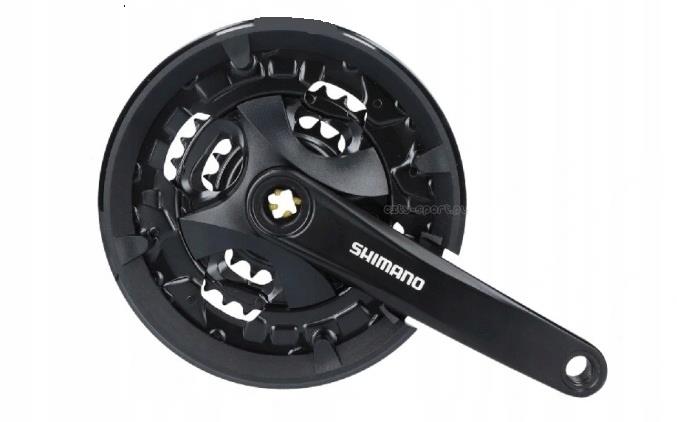 Crank mechanism Shimano FC-MT101 9 rz 40/30/22 175 mm
