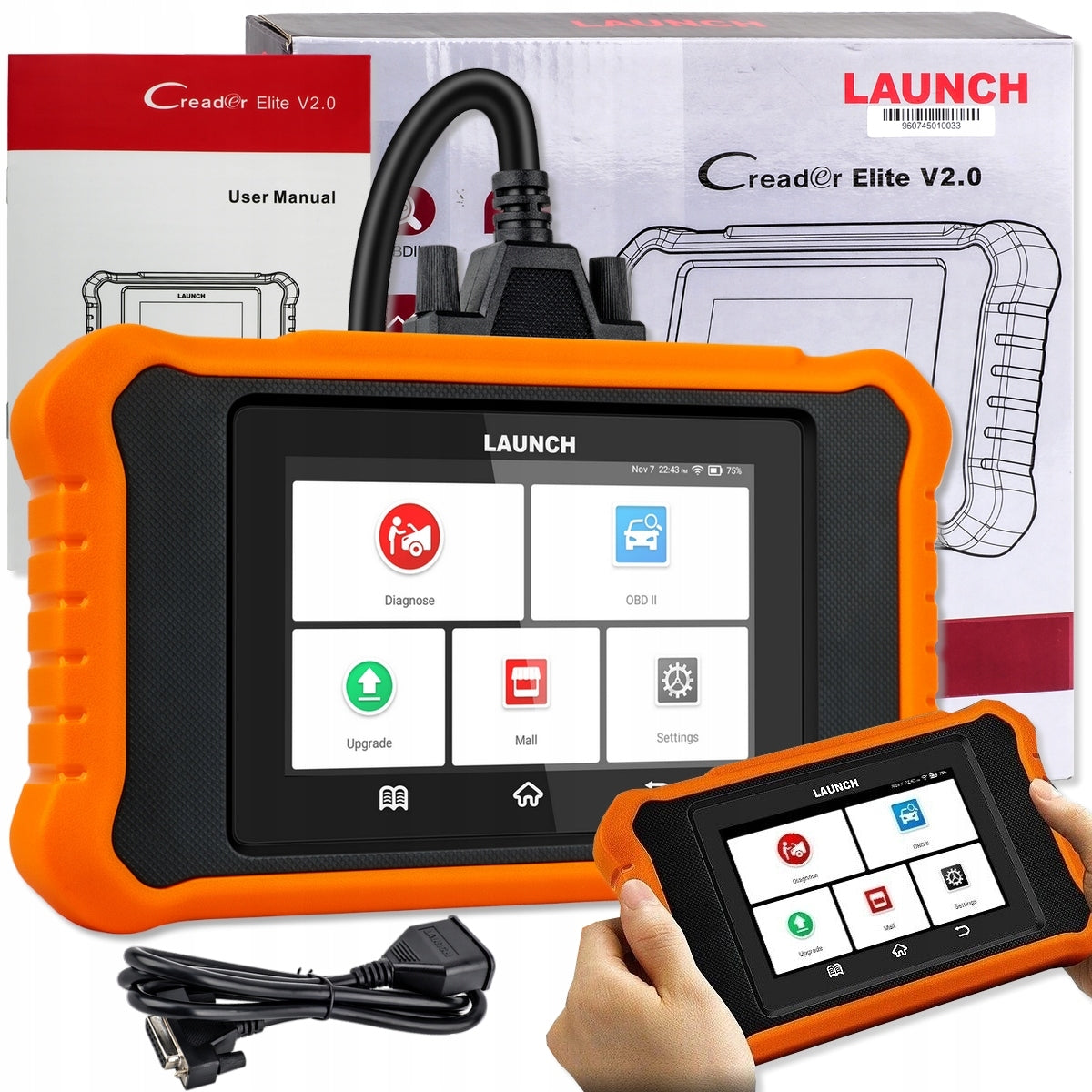 Creader 2.0 NISSAN GTR INFINITI OBD2 DIAGNOSTIC INTERFACE Polish ANDROID