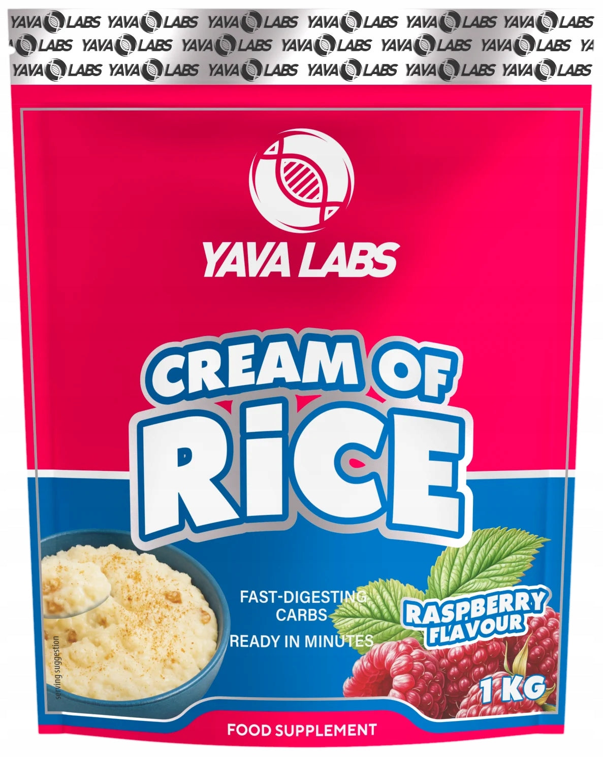 Cream Of Rice 1 kg Yava Labs Rice Stick For Raspberry Athletes