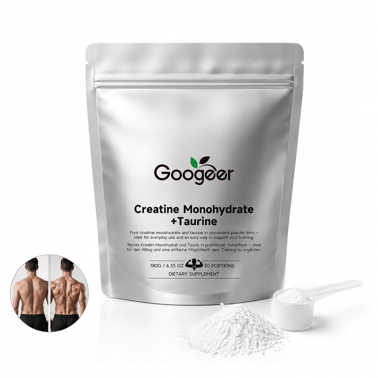 Creatine 180 g Dietary supplement for efficiency and regeneration