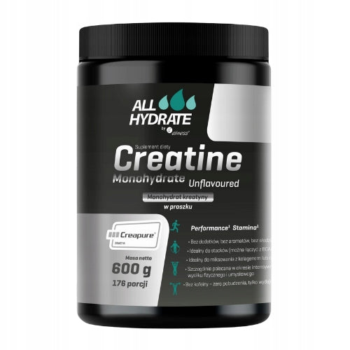 Creatine CREAPURE Monohydrate 2x 600g Strength Muscle Mass ALINESS Expiration date at least six months from the date of purchase