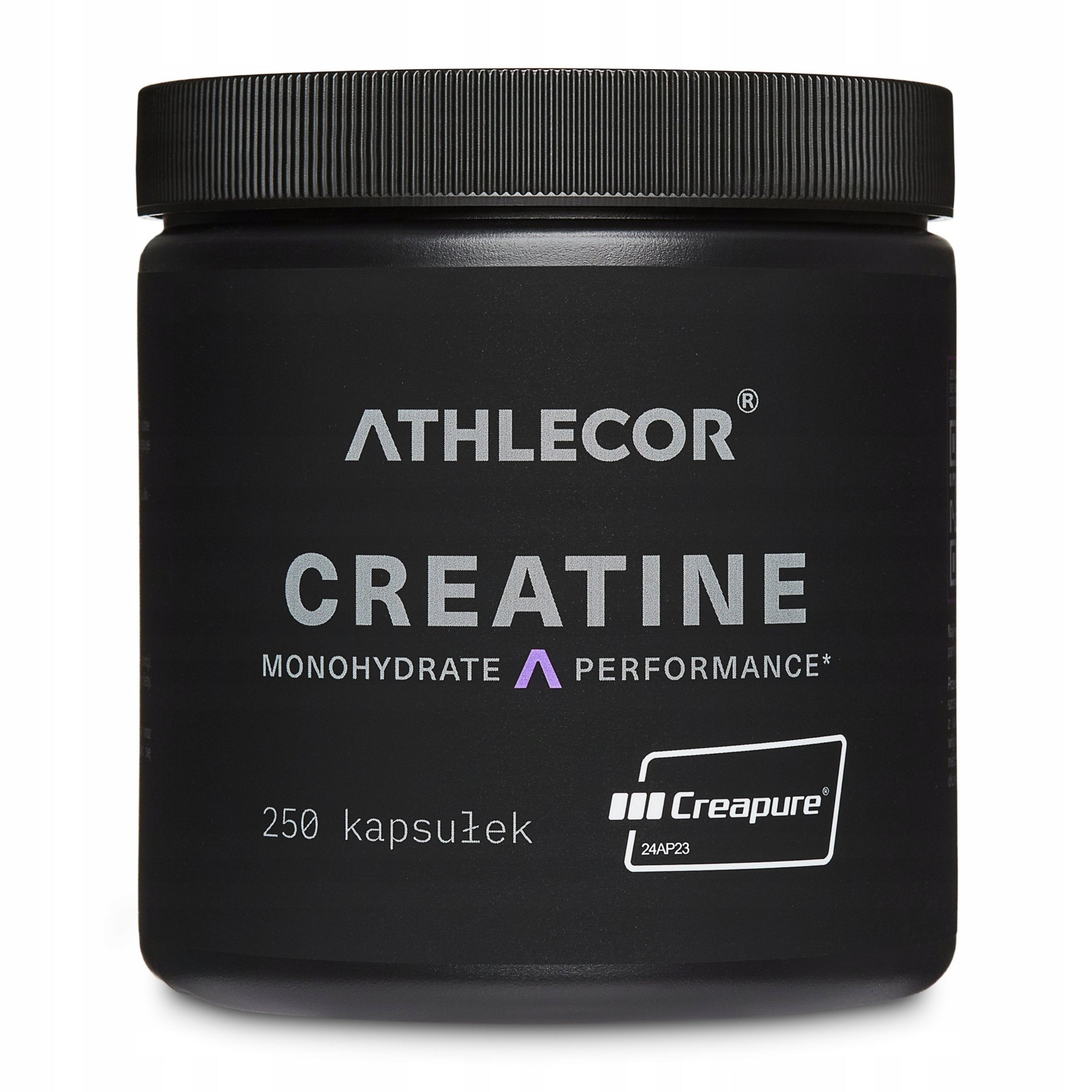 Creatine Creapure ATHLECOR monohydrate 250 capsules 1200mg, Germany