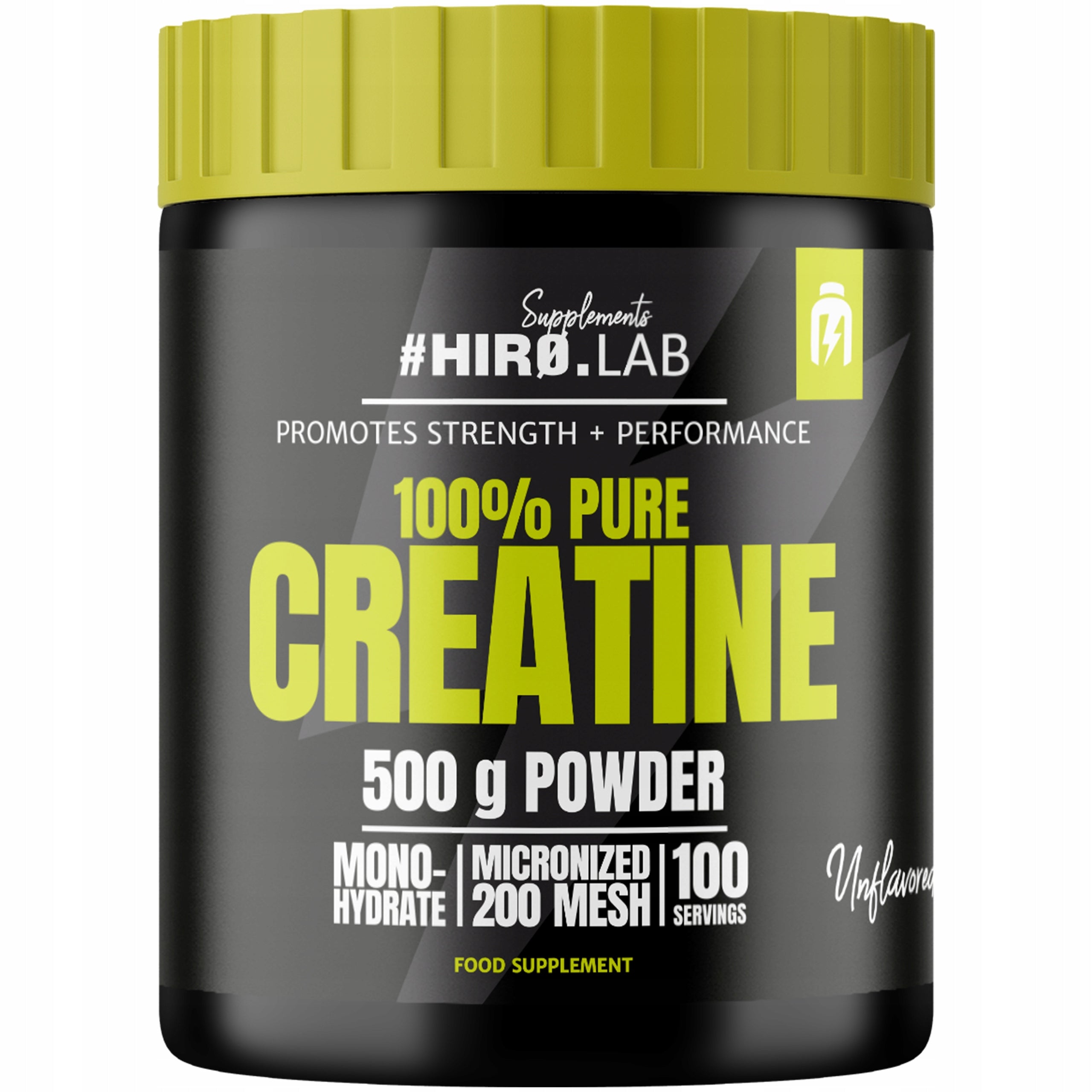 Creatine HiroLab Unflavored Powder 500 g + 100 FREEBIE