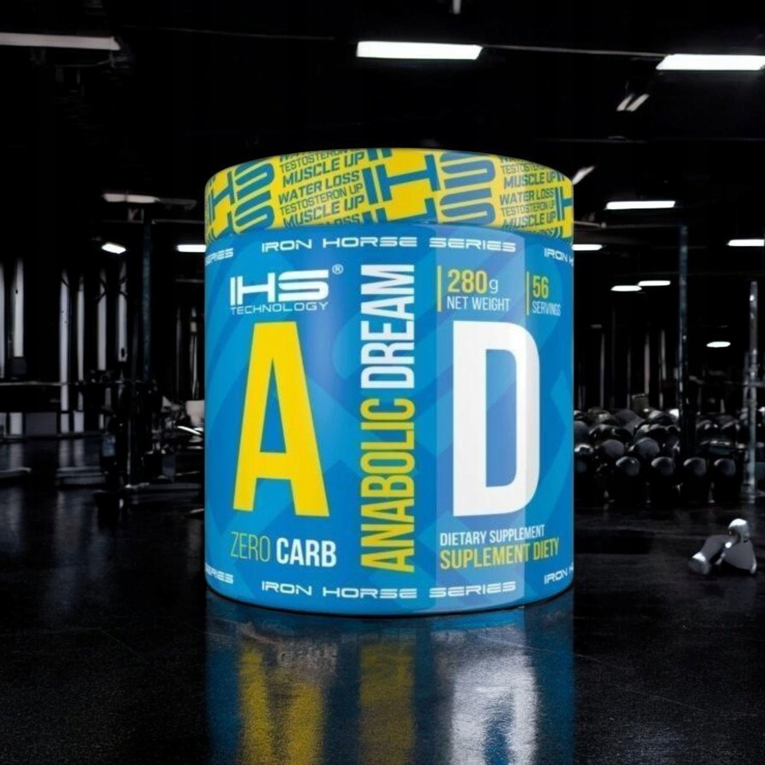 Creatine IRON HORSE Anabolic Dream 280g Orange 5 Forms Mass Strength Expiration date at least six months from the date of purchase