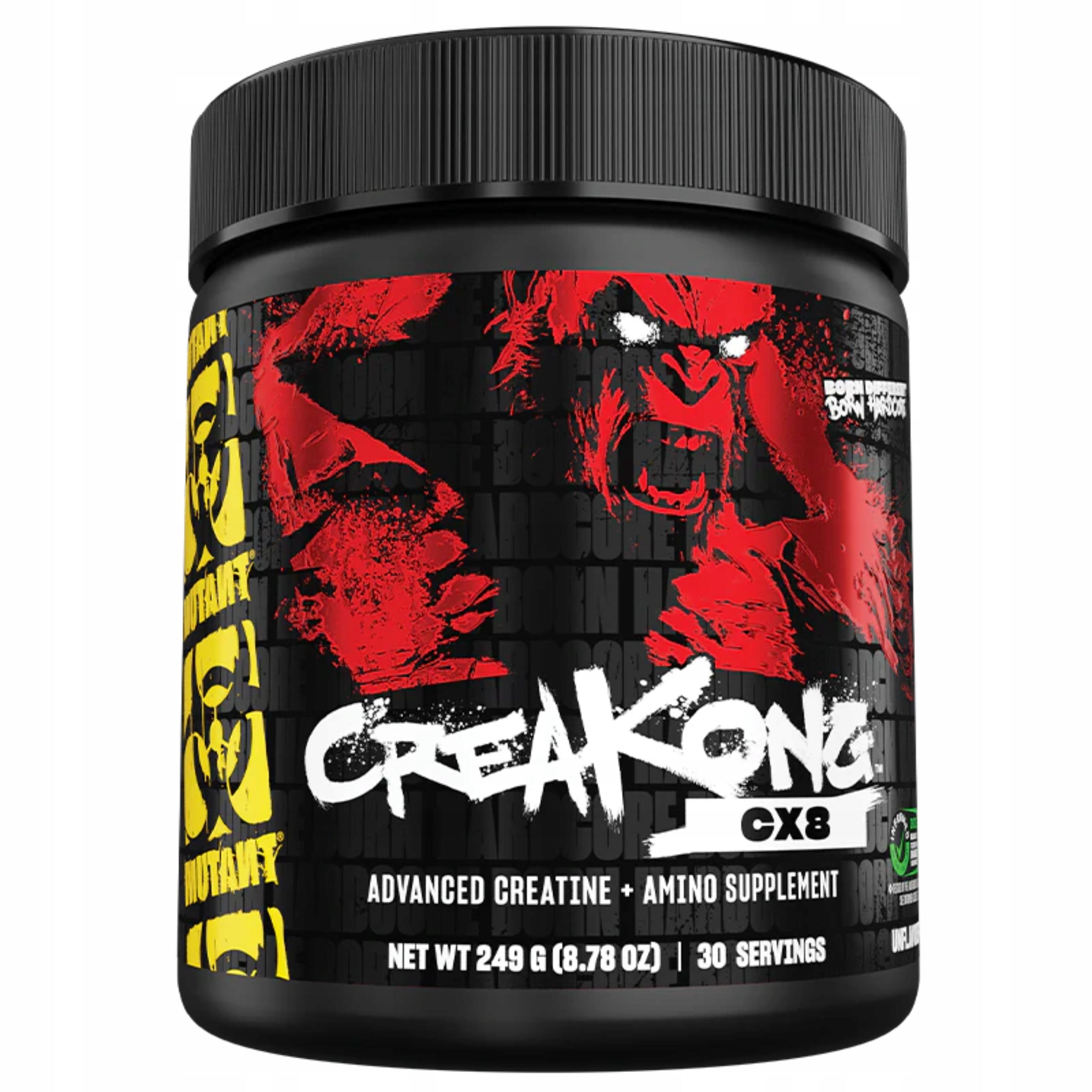Creatine MUTANT CreaKong CX8 249g Stak Monohydrate Strength Muscle Mass