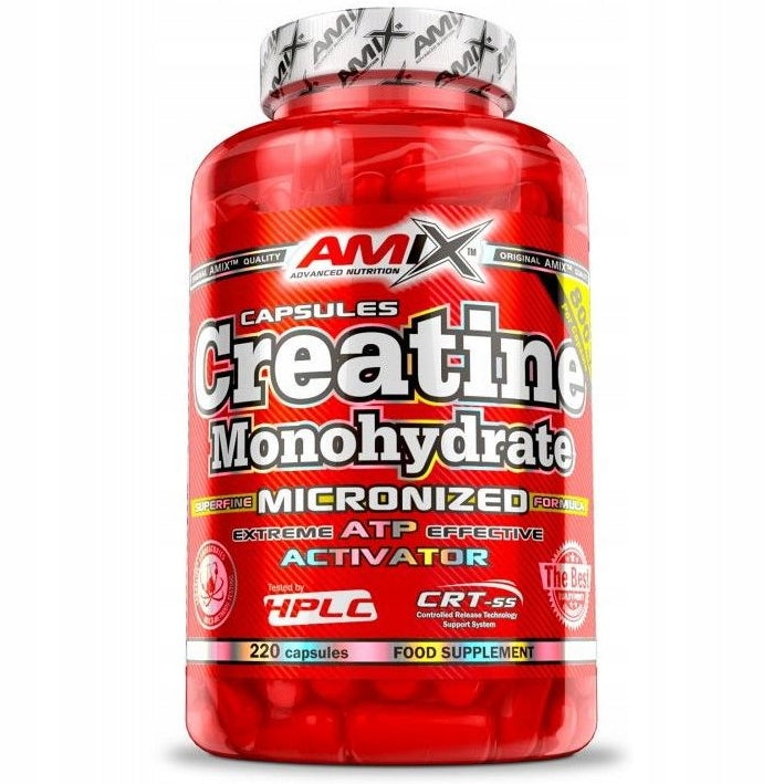 Creatine Monochydrate in capsules Amix 220 pcs MOC creatine monohydrate Expiration date at least 1 year from the date of purchase