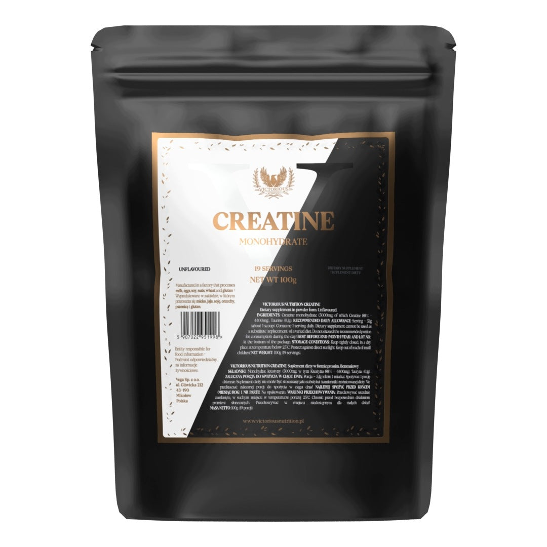 Creatine Monohydrate 100g Creatine Monohydrate 200 Mesh STUDIES Victorious