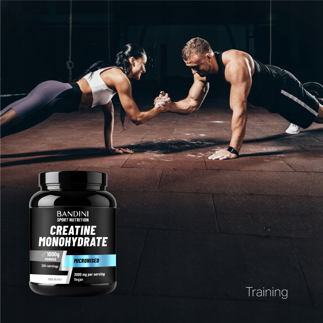 Creatine Monohydrate Powder BANDINI 1000 g | Creatine Micronised 100% vegan Brand no brand
