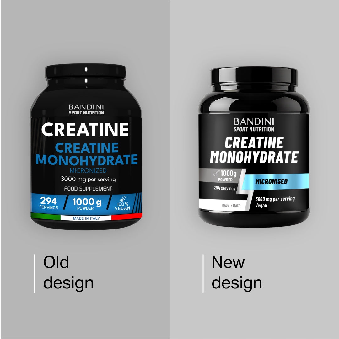 Creatine Monohydrate Powder BANDINI 1000 g | Creatine Micronised 100% vegan Expiration date at least 1 year from the date of purchase