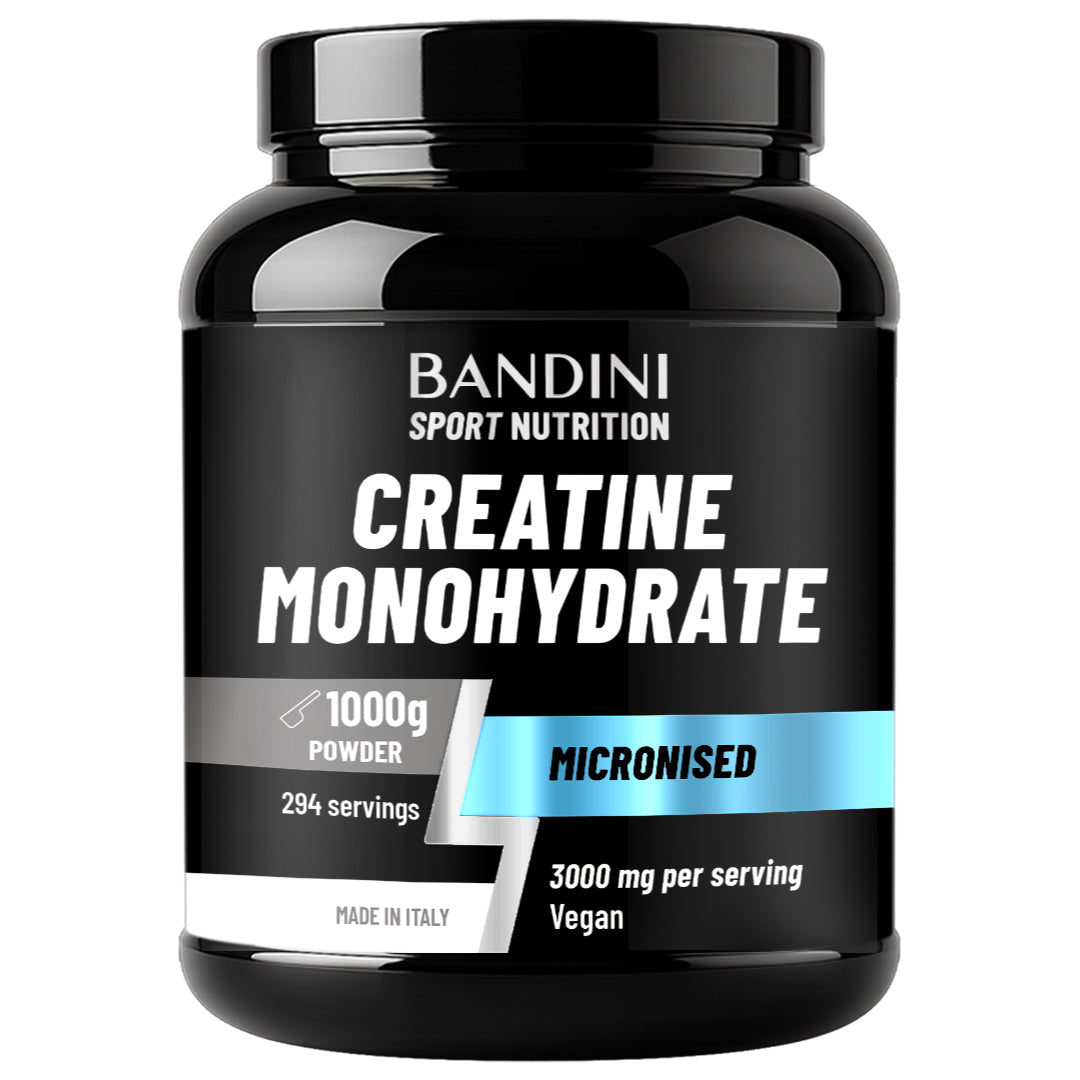 Creatine Monohydrate Powder BANDINI 1000 g | Creatine Micronised 100% vegan
