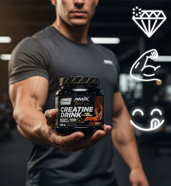 Creatine Monohydrate Pure Creatine Powder for Drinking Creatine Drink Amix Packaging status original