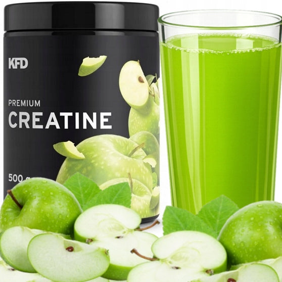 Creatine Monohydrate STRENGTH POWER KFD Creatine 500g Green Apple