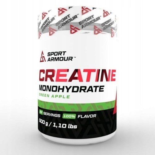 Creatine Monohydrate creatine green apple Sport Armour 500 g Packaging status original