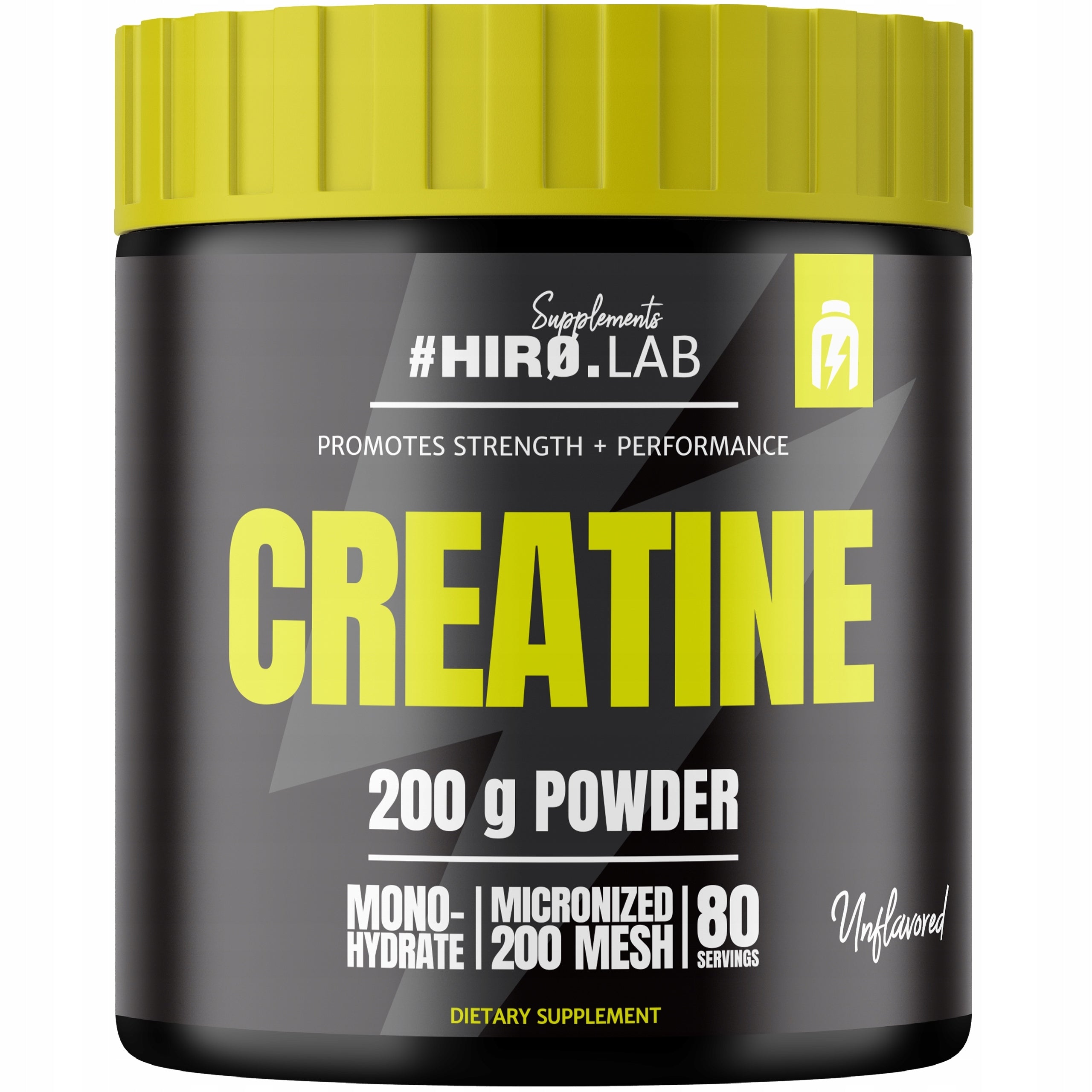 Creatine Powder Monohydrate 200g Hiro.Lab Creatine Muscle Strength Regeneration