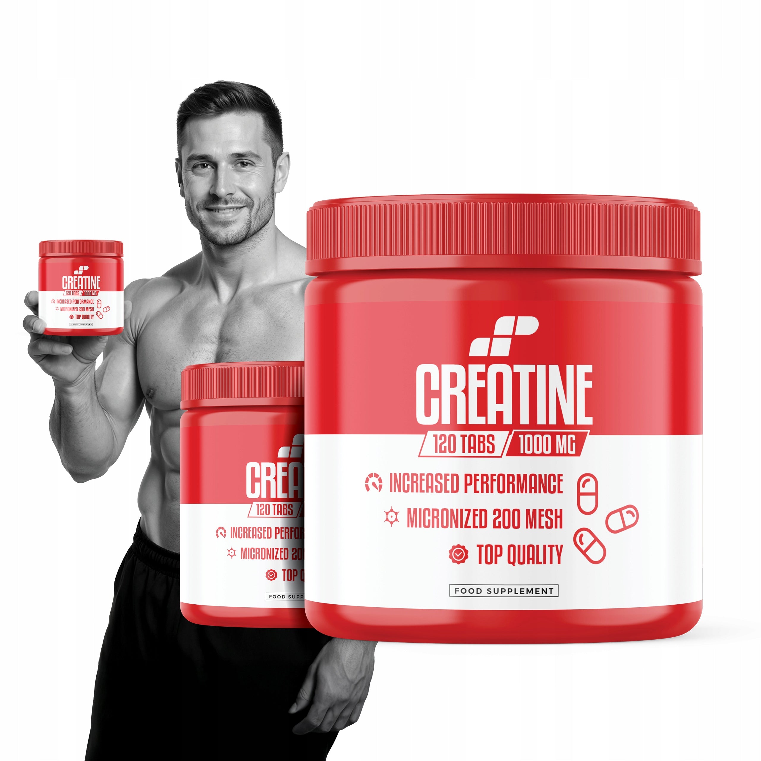 Creatine TABLETS 2x 120 = 240 CREATINE MONO STRENGTH MASS MP NUTRITION