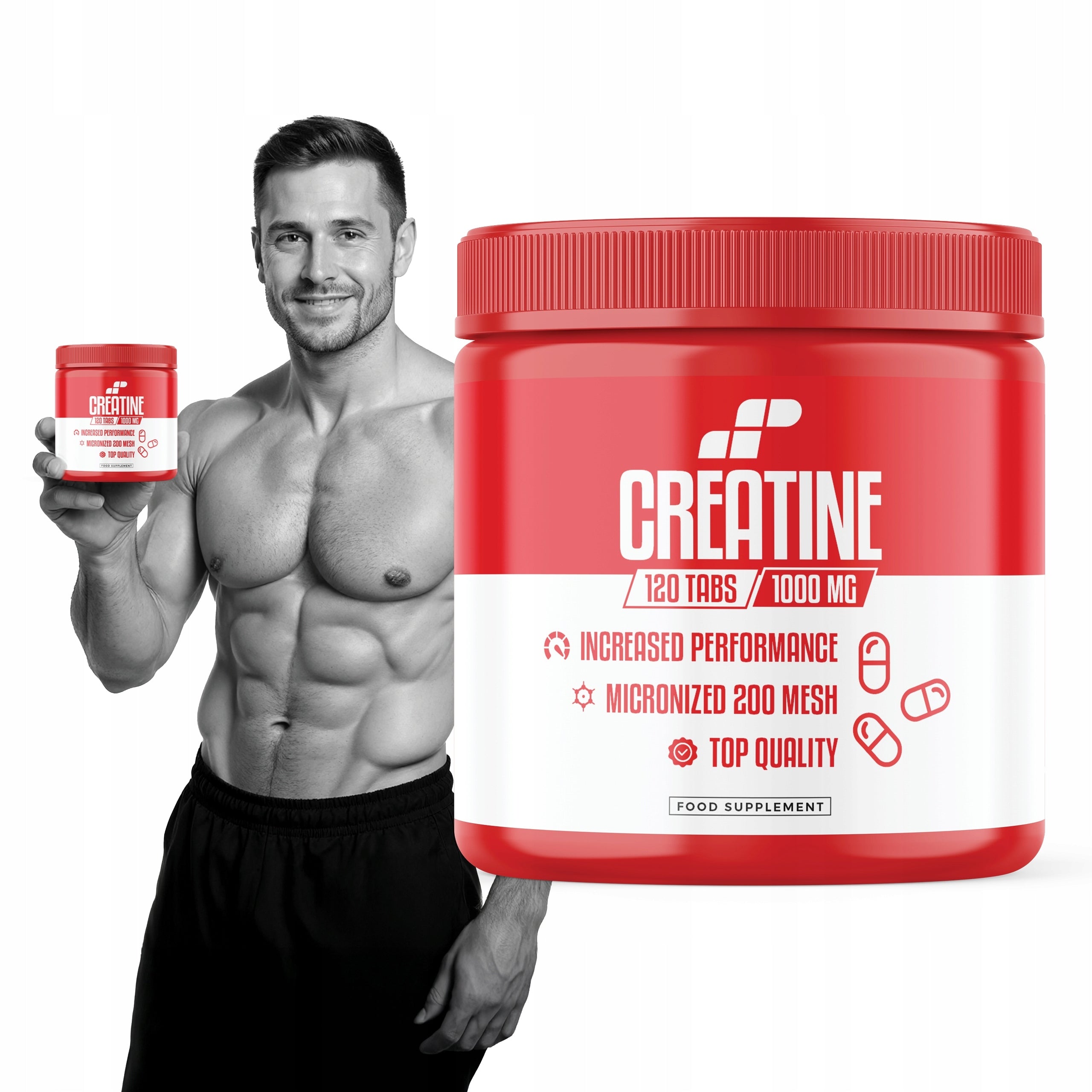 Creatine TABLETS creatine monohydrate strength 120 tabs MP Nutrition mass