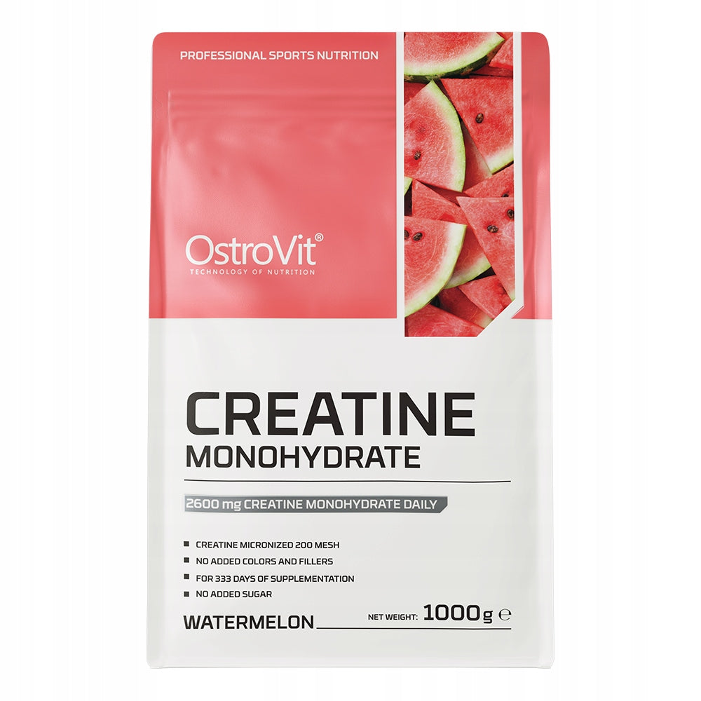 Creatine monohydrate OstroVit 1000 g taste watermelon powder Expiration date at least 1 year from the date of purchase