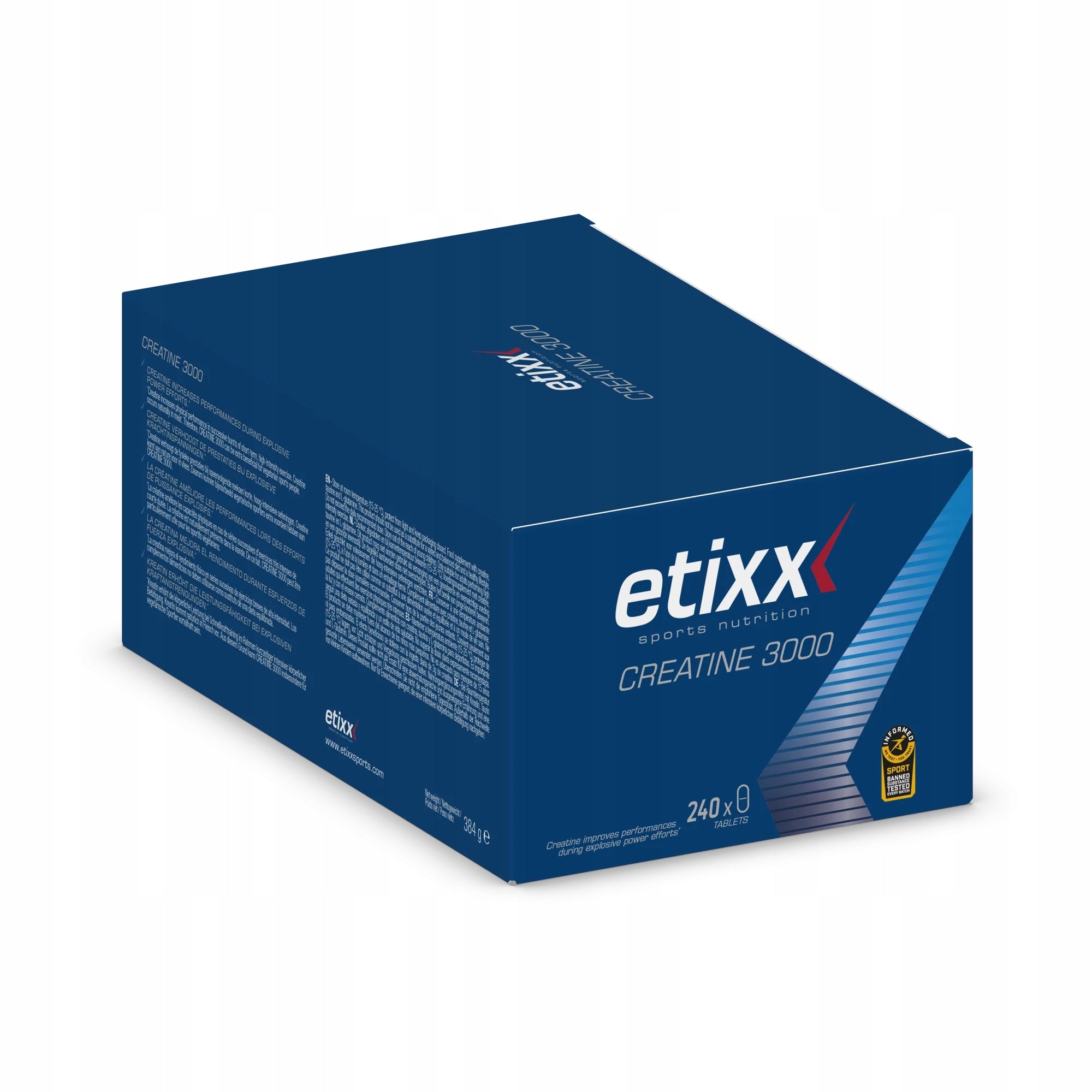 Creatine tablets Etixx Creatine 3000 240 pcs. monohydrate