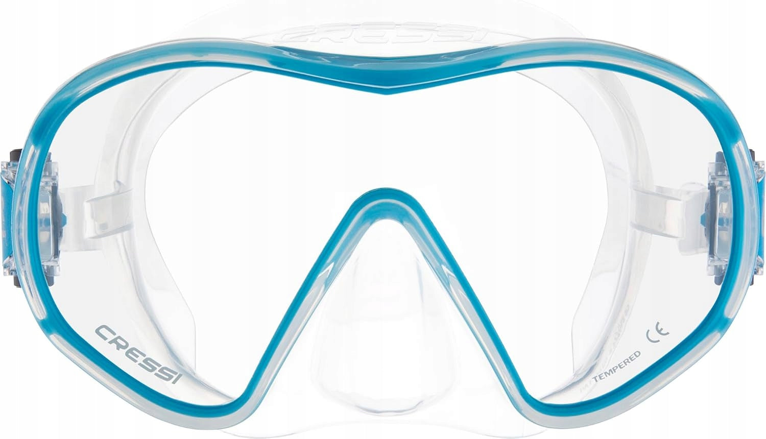 Cressi Supernova Dry Combo F-dual Clear/Blue diving mask and dry snorkel Brand Cressi