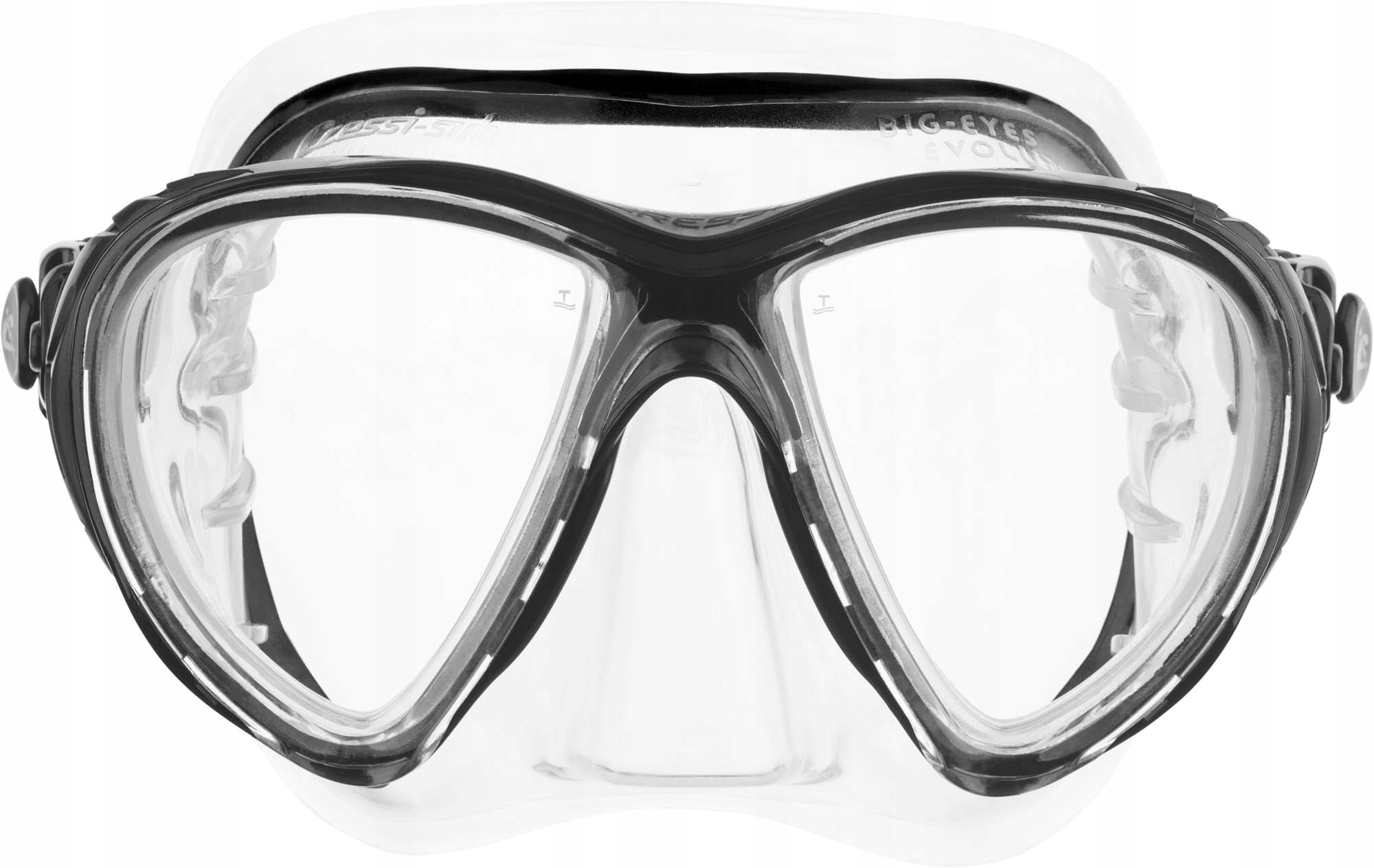 Cressi Unisex-Adult Big Eyes Evolution Mask Masks Color transparent