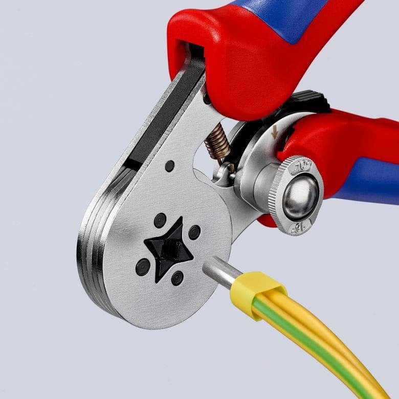 Crimping machine 180 mm KNIPEX (975504) Additional information hardened jaws