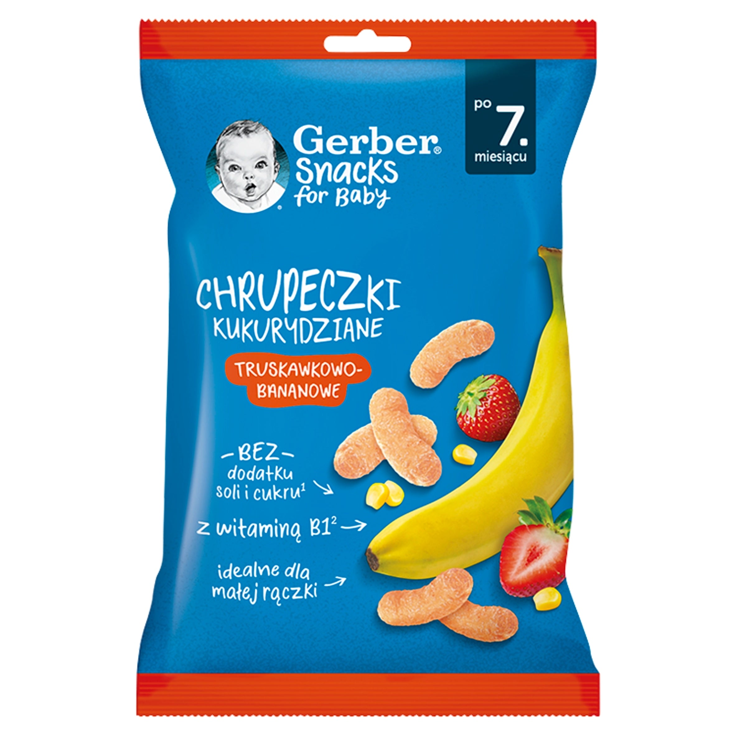 Crisps Gerber corn strawberry-banana after 7 months 28 g
