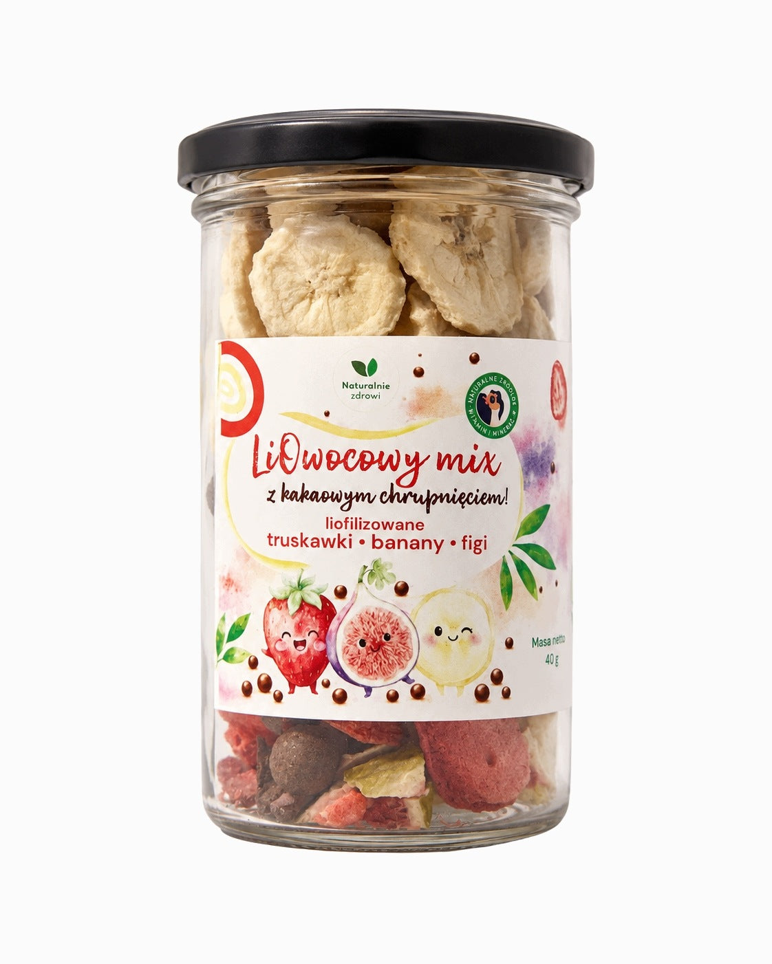 Crispy Lime Mix – freeze-dried fruit with BIO cocoa balls