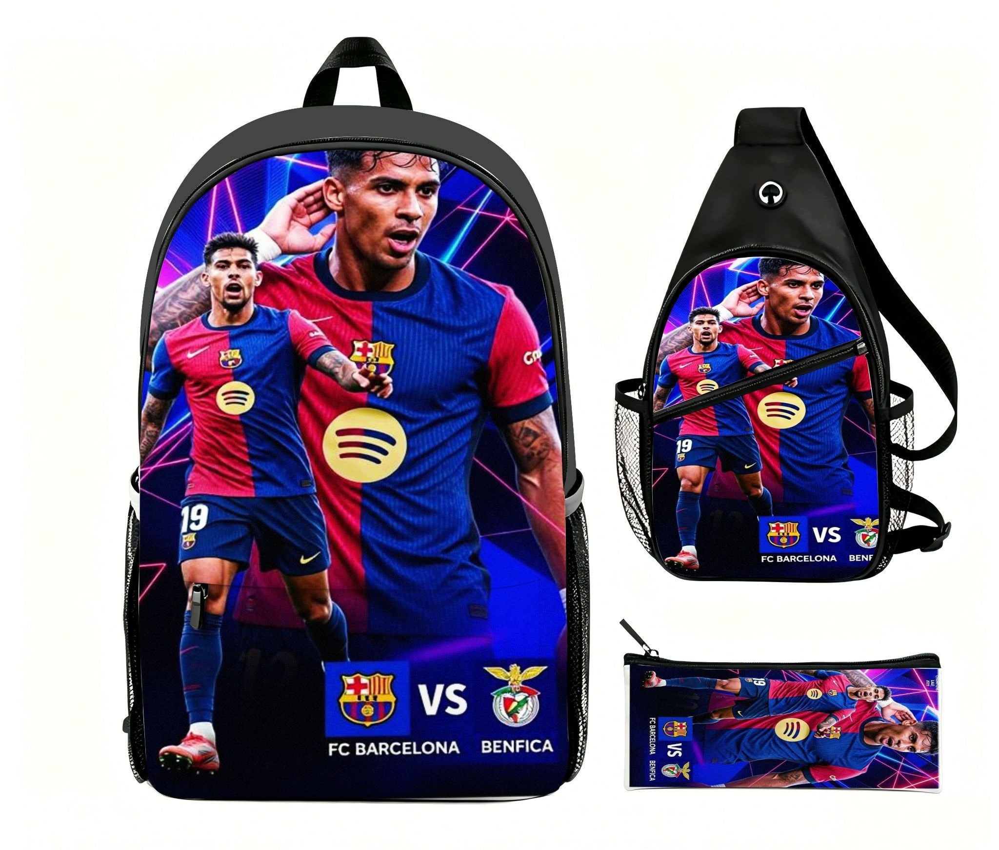 Cristiano Ronaldo 3-Piece School and Travel Accessory Set - cz Brand no brand