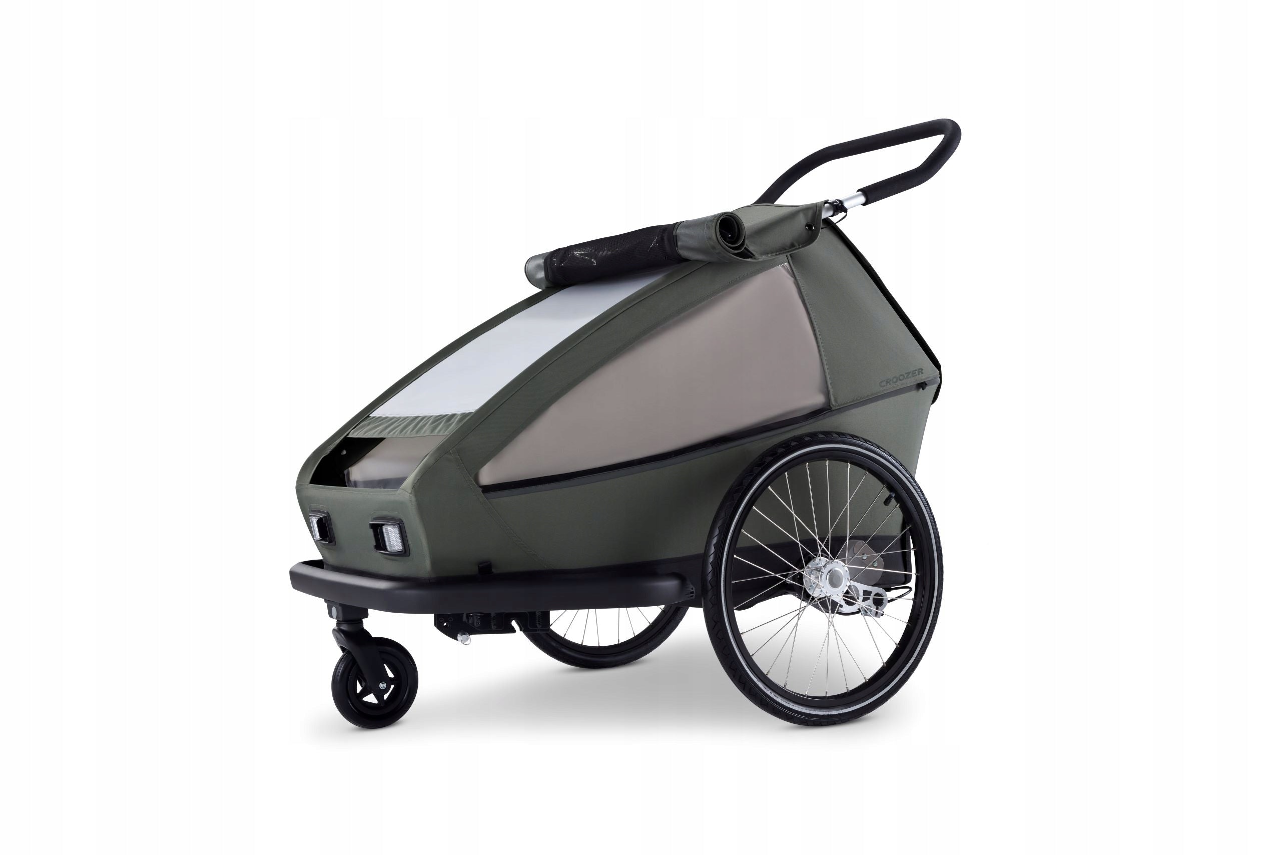 Croozer Ellma 2 - Bicycle trailer with ventilation and covers Manufacturer code 121000925